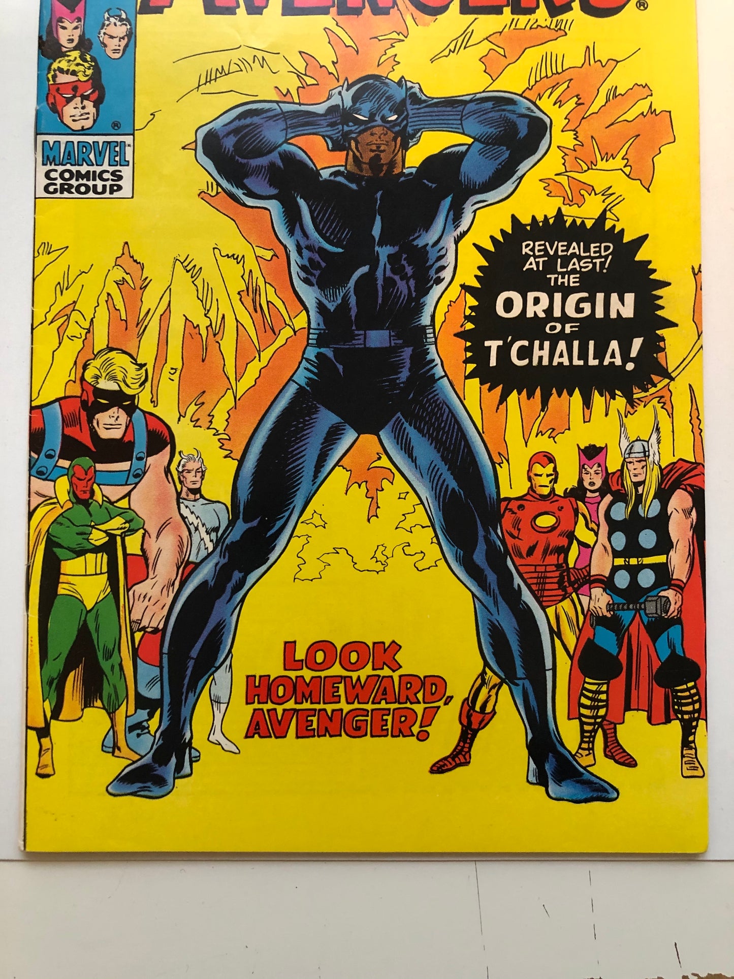 Avengers #87 Black Panther origin comic book 1971