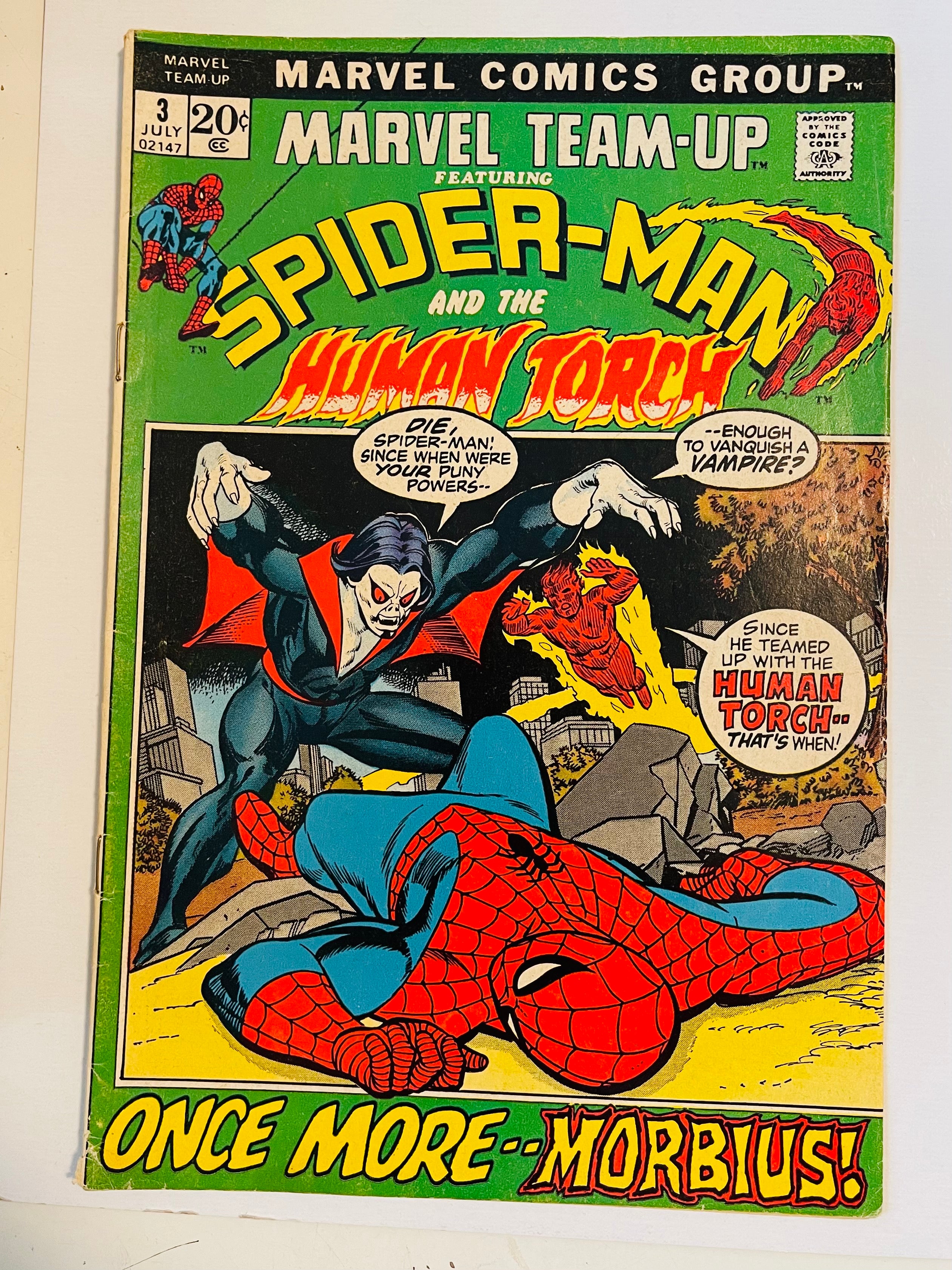 Marvel Team-up #3 vg comic book 1972