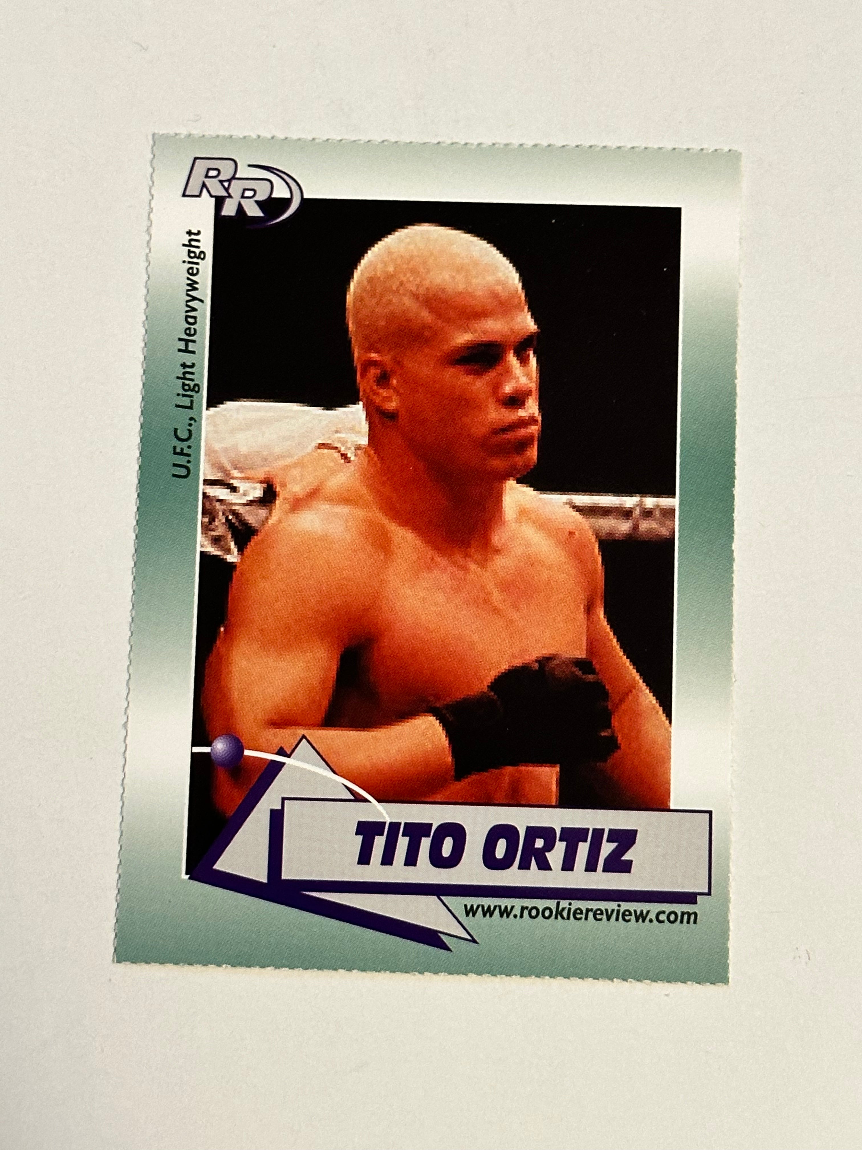 UFC Tito Ortiz rookie review rookie card 2002