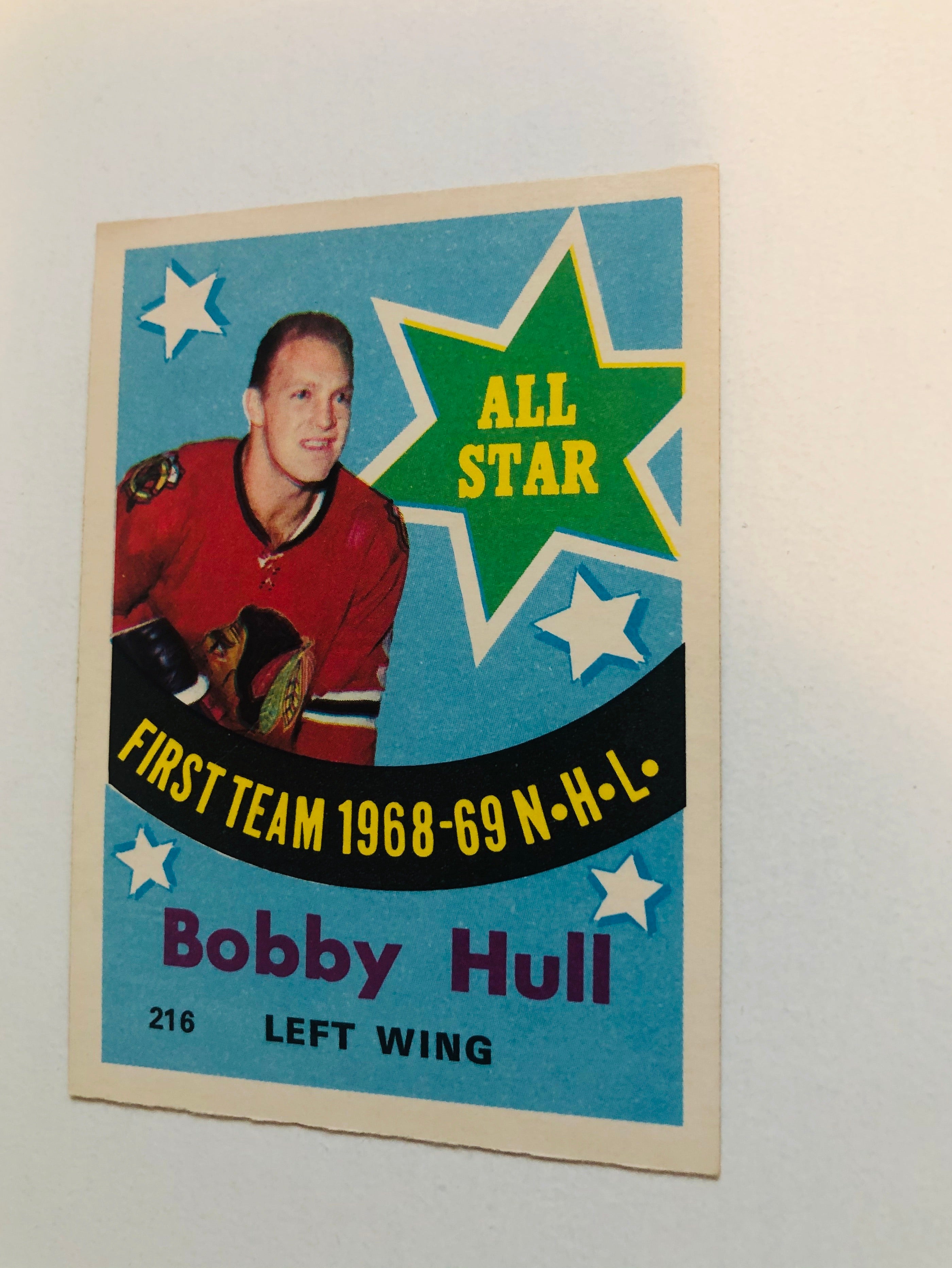 1969-70 Opc Bobby Hull high grade condition hockey card