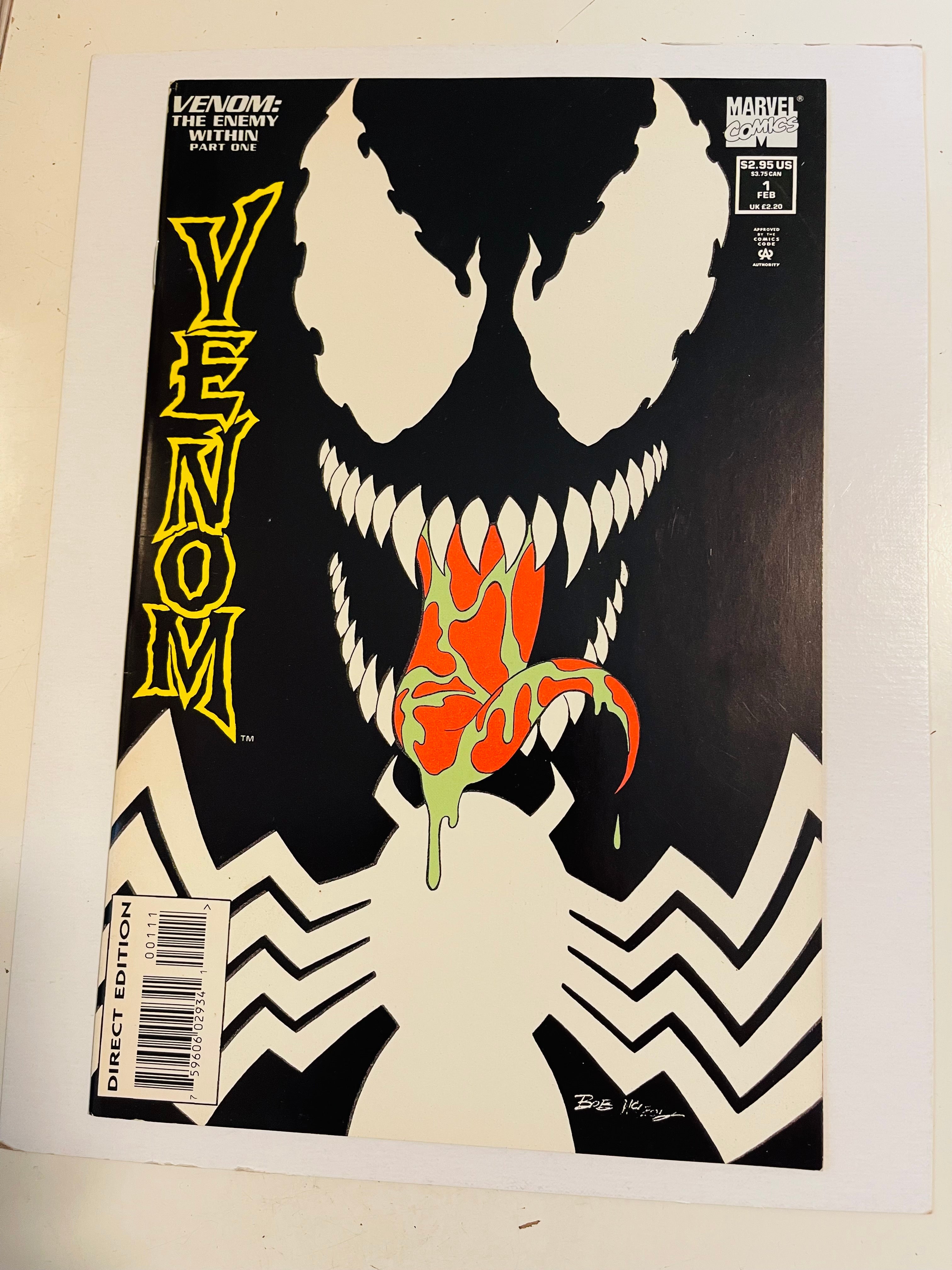 Venom The Enemy Within part 1 high grade comic book