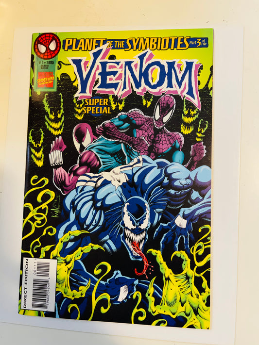 Venom Super Special #1 Vf+ high grade comic book 1995