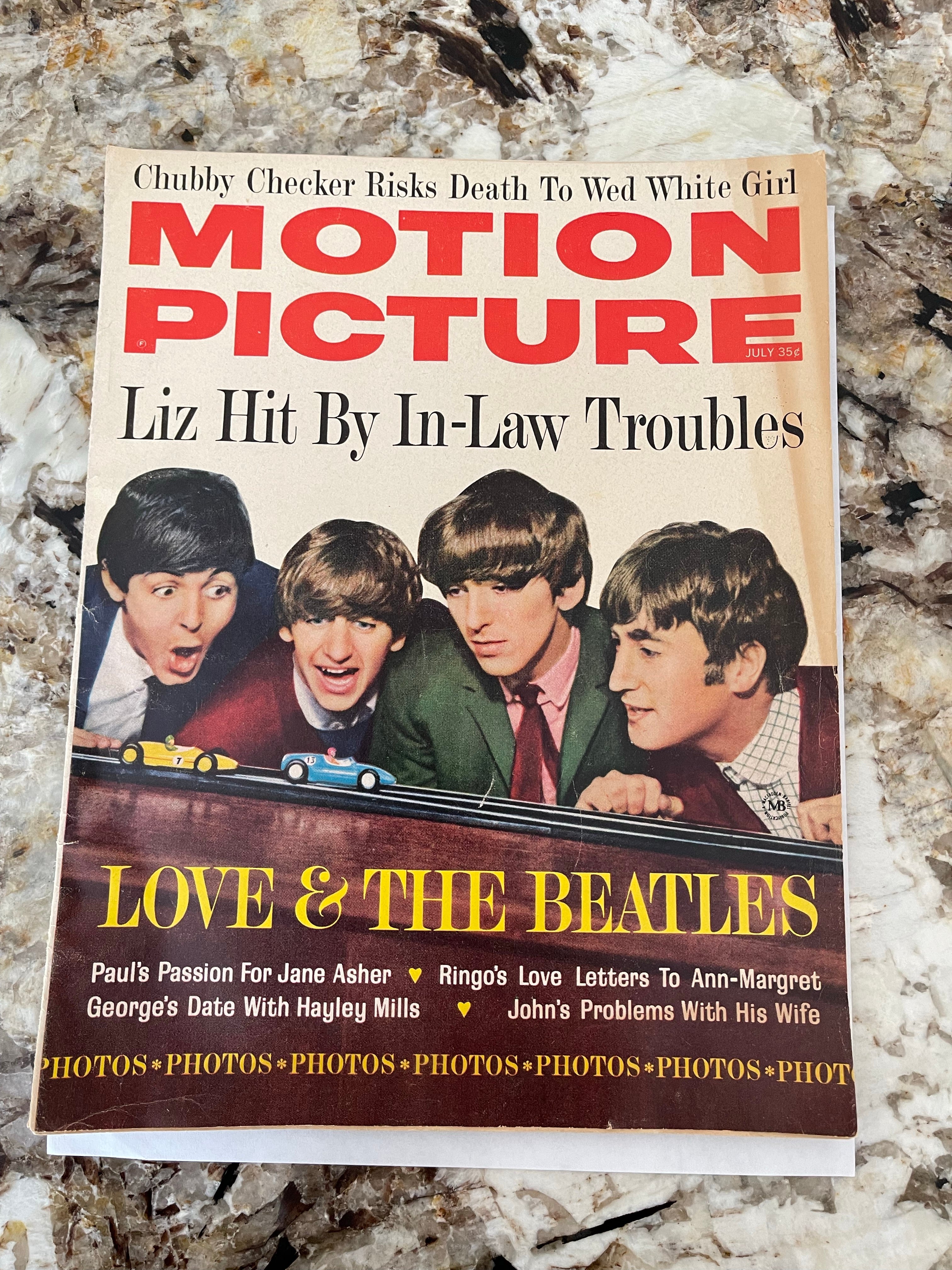 Beatles: Movie Motion Picture magazine 1964