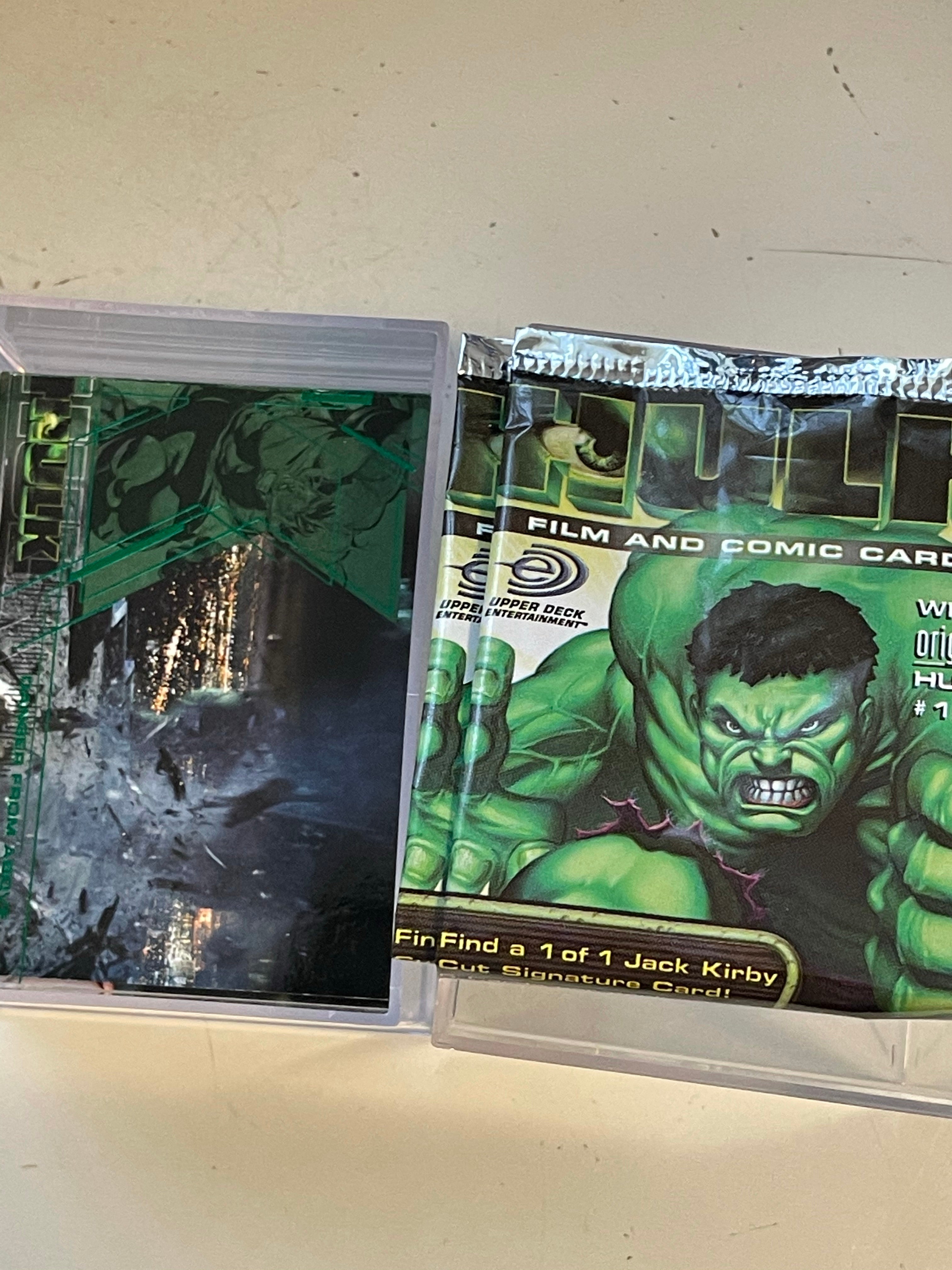 Hulk Upper Deck movie cards set 2003