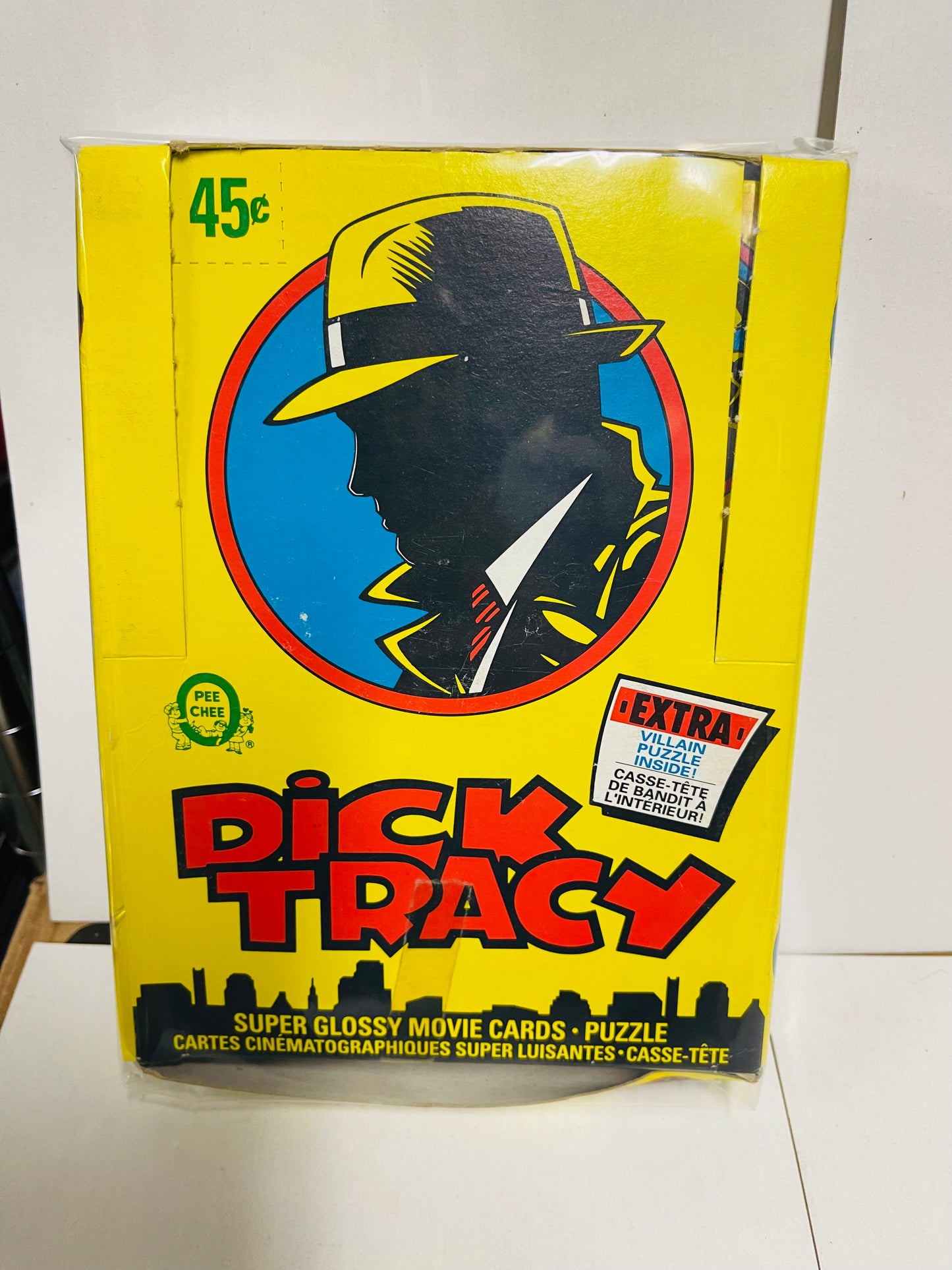 Dick Tracy movie rarer Canadian version opc cards box 1990