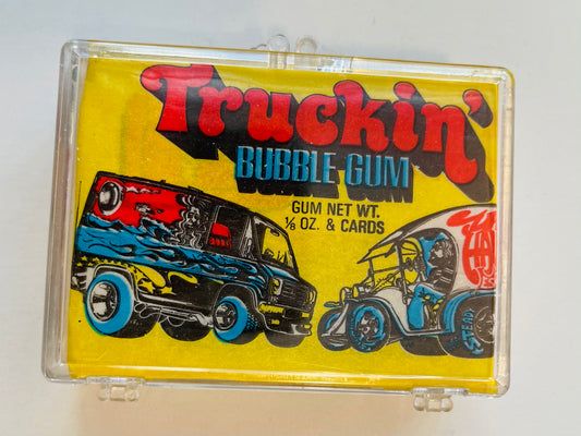 Truckin Donruss complete card set with wrapper 1975