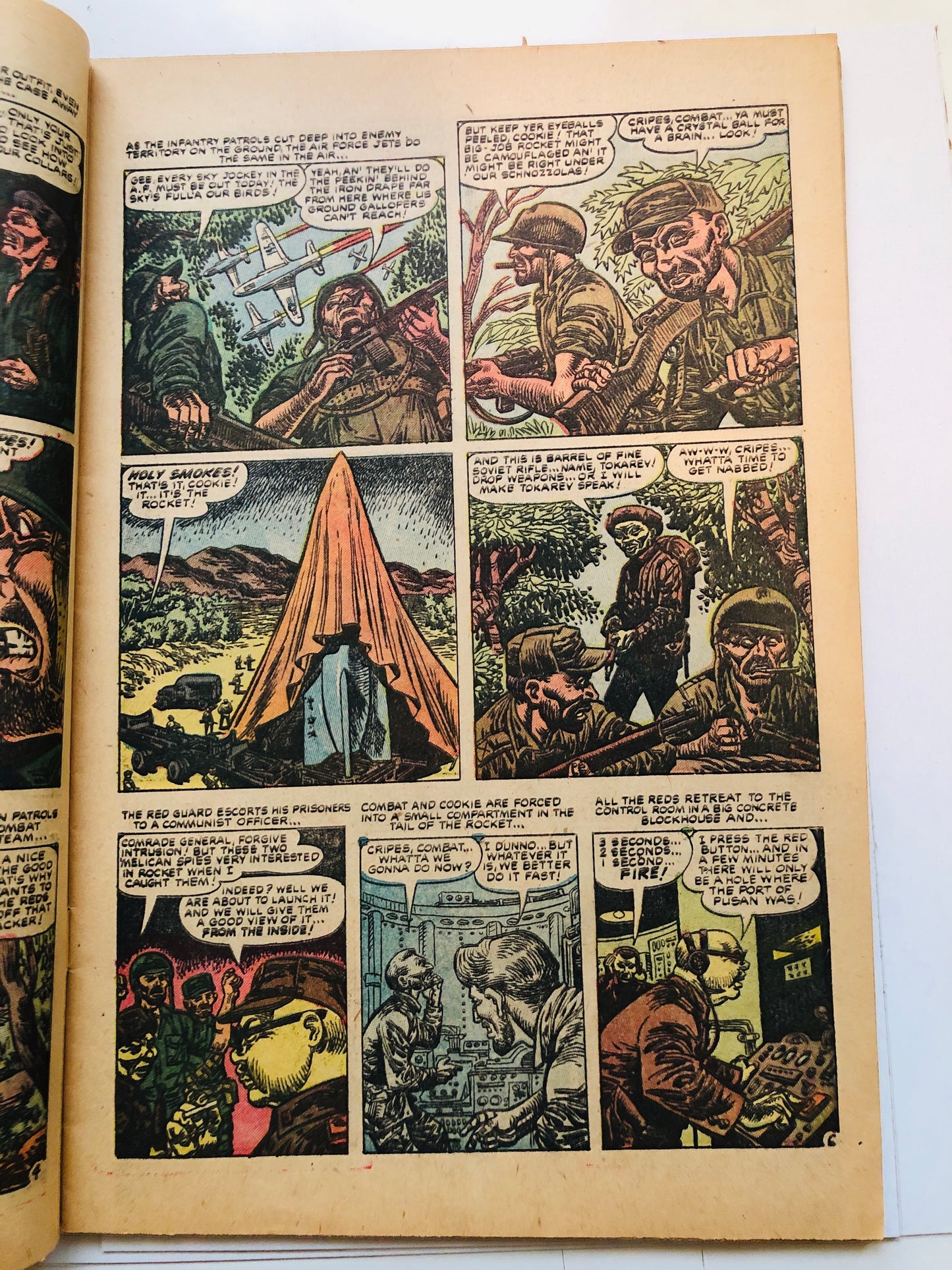 1952 Combat Kelly war rare comic book