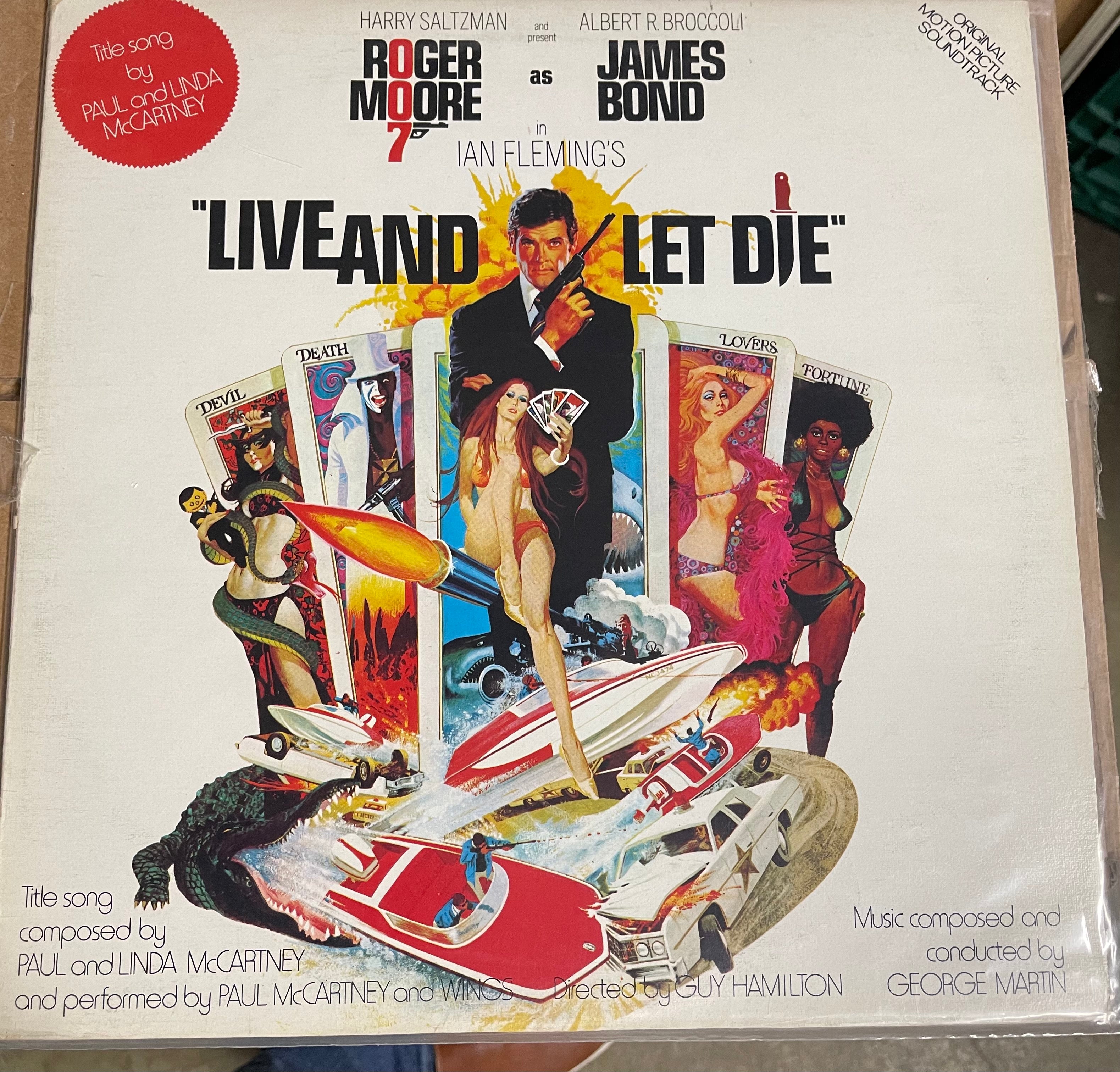 Great vintage record album from this famous James Bond movie 1973