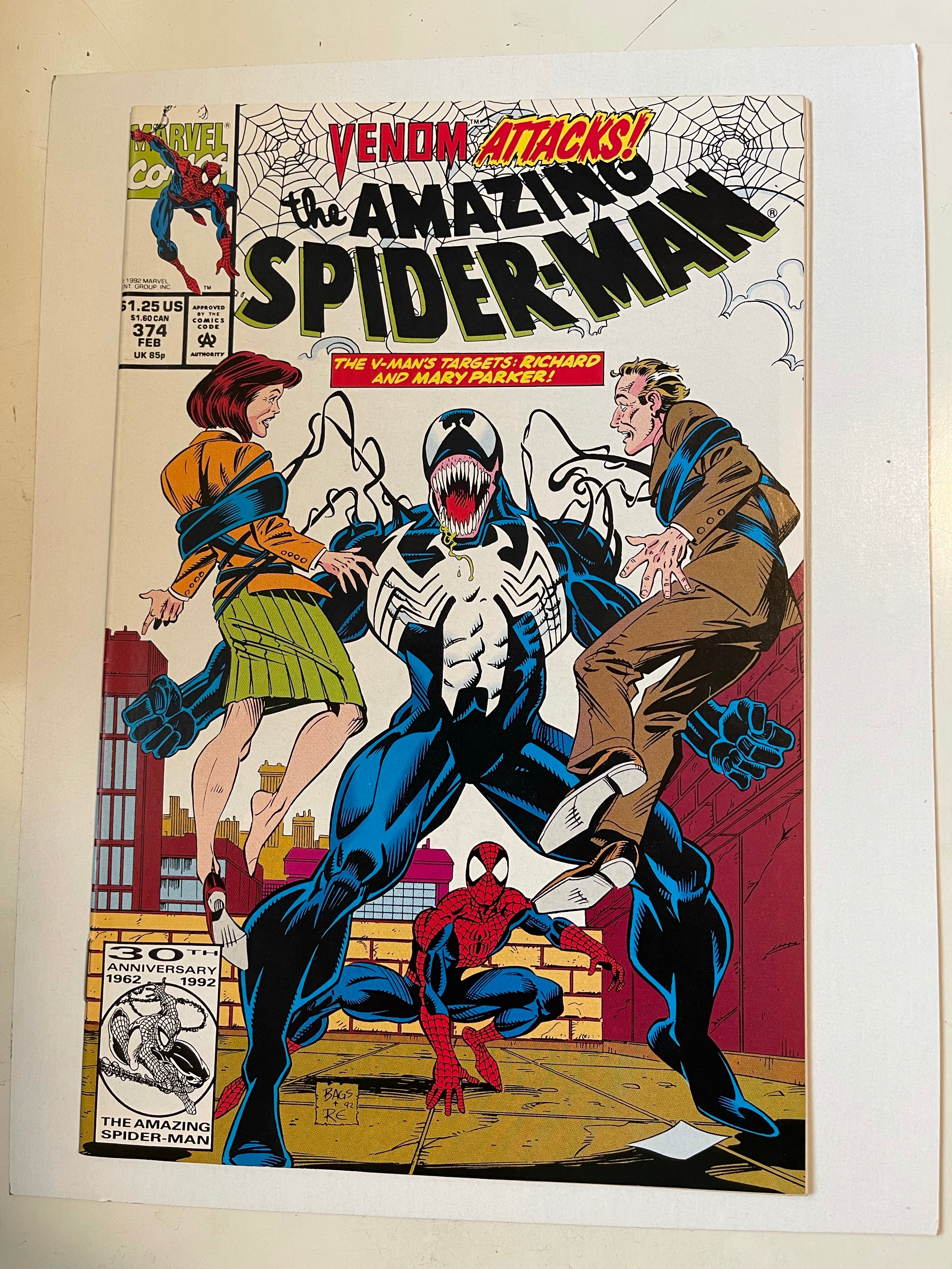 Amazing Spider-Man #374 Vf comic book
