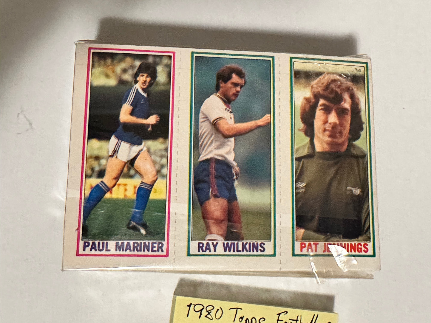 Soccer Topps Footballer triple cards high grade cards set 1980