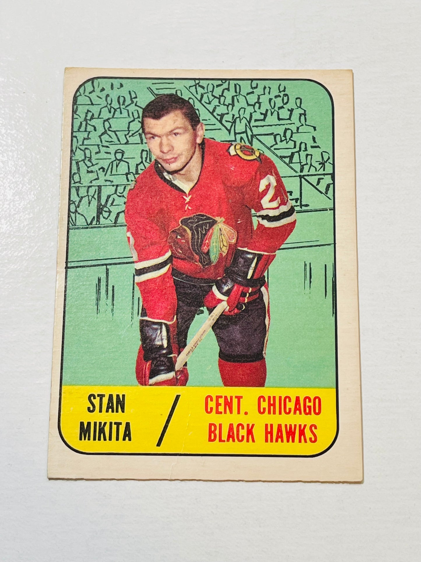 Stan Mikita high grade opc hockey card 1967