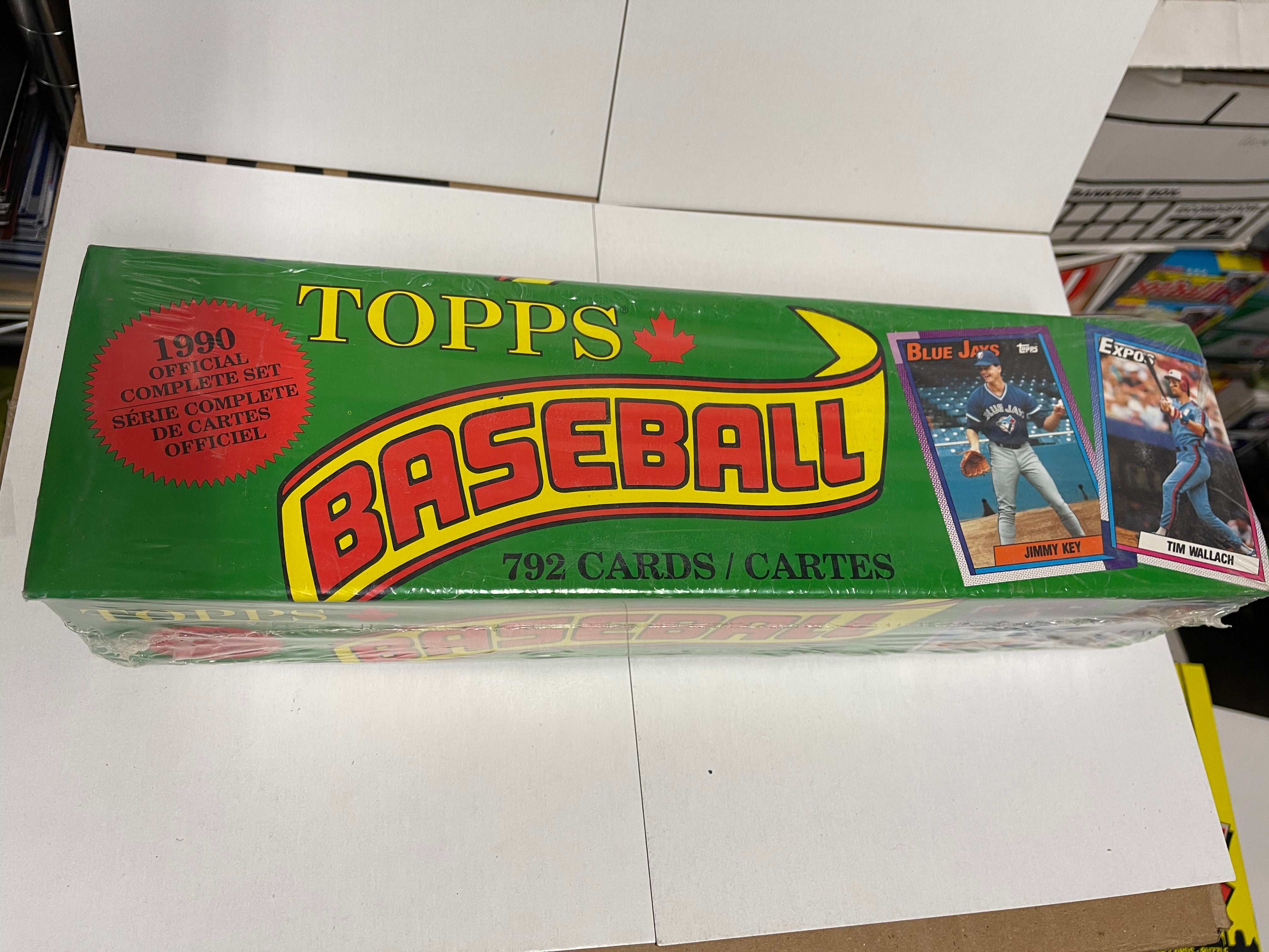 1990 Topps Canadian rarer O-pee-Chee baseball cards factory sealed set