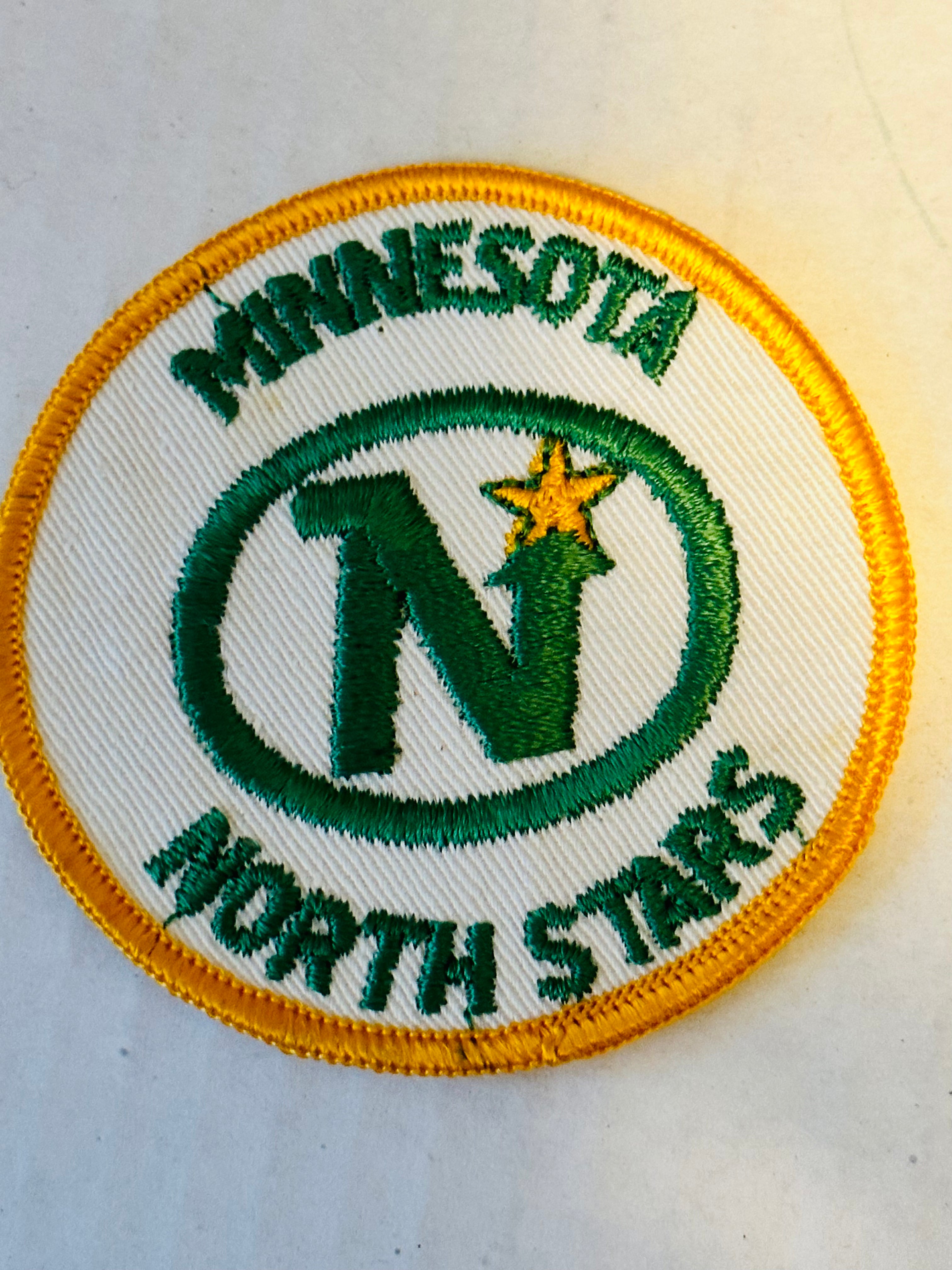 North stars vintage 3x3 hockey patch 1970s