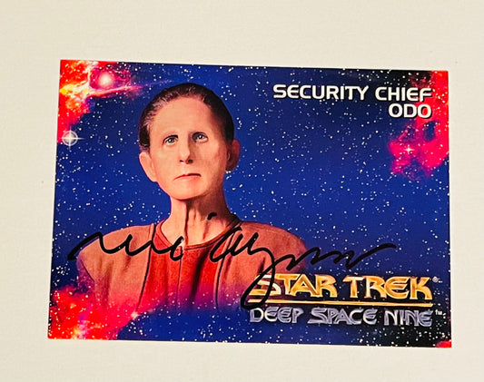 Star Trek DS9 rare ODO autograph card with COA