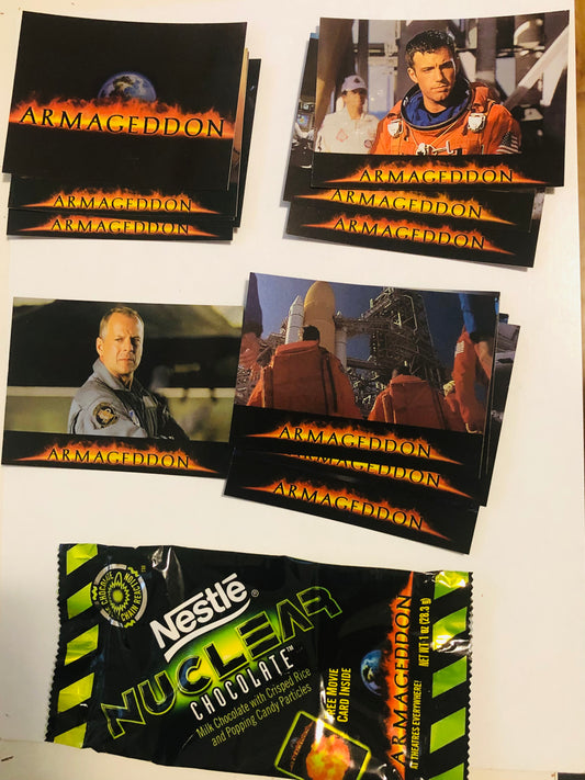 Armageddon movie rare limited issued foil cards set