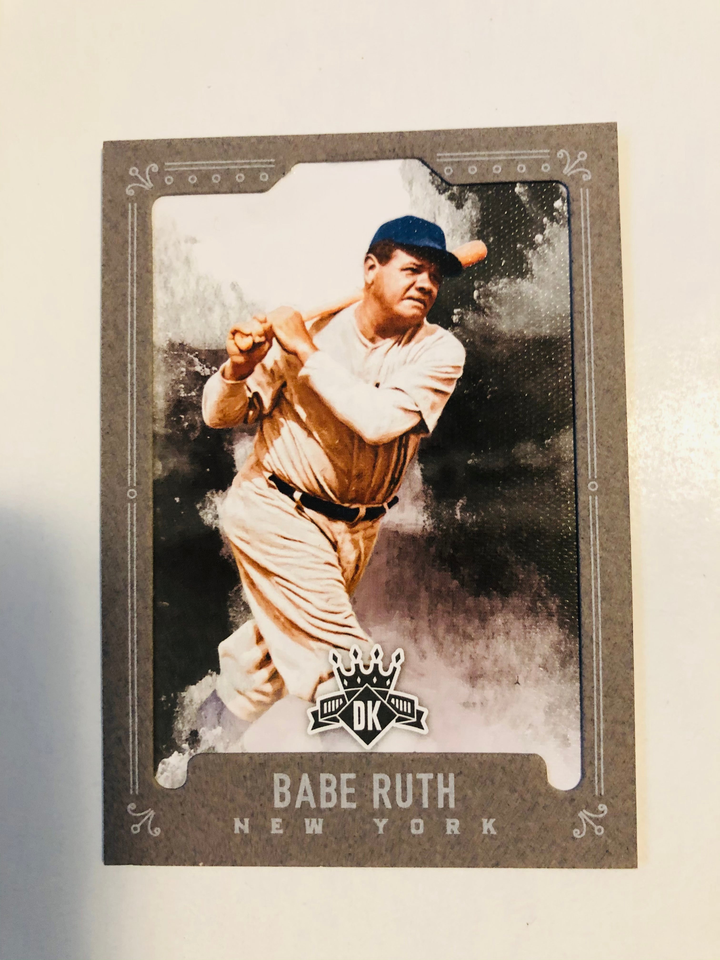 Babe Ruth panini Diamond kings baseball card 2017