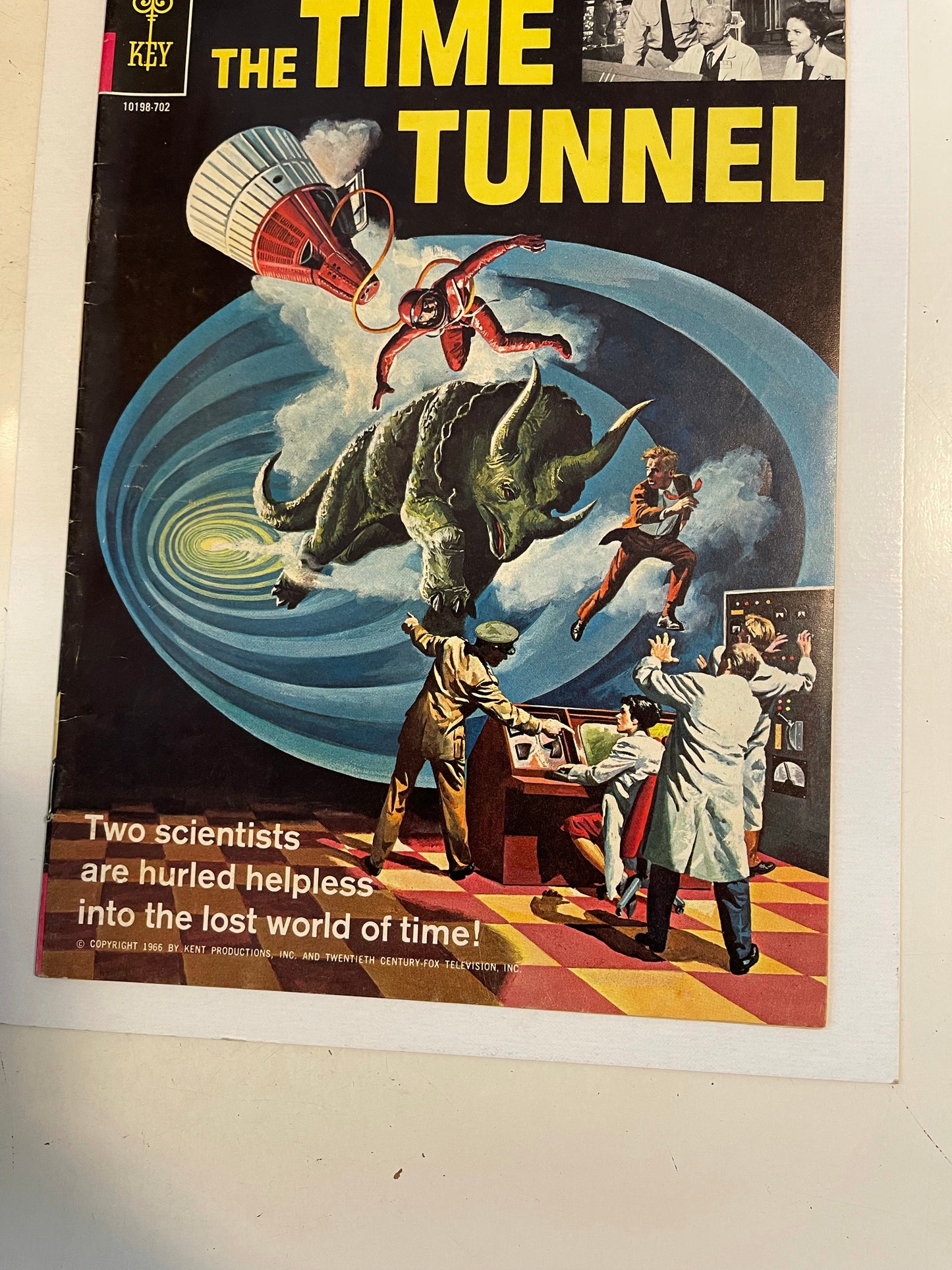 Time Tunnel tv show rare high grade #1 comic book 1966