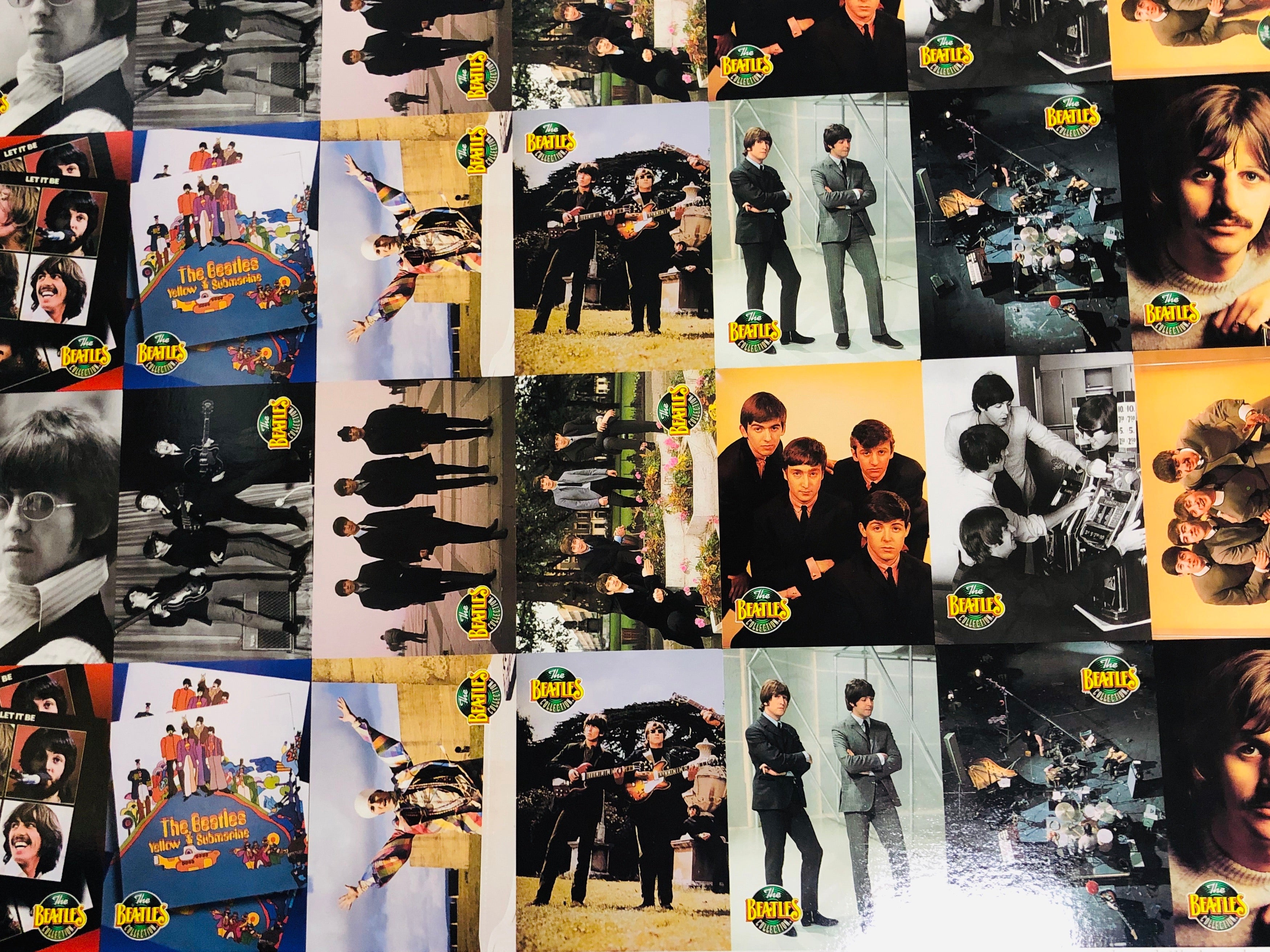 Beatles River group rare uncut cards sheet 1993