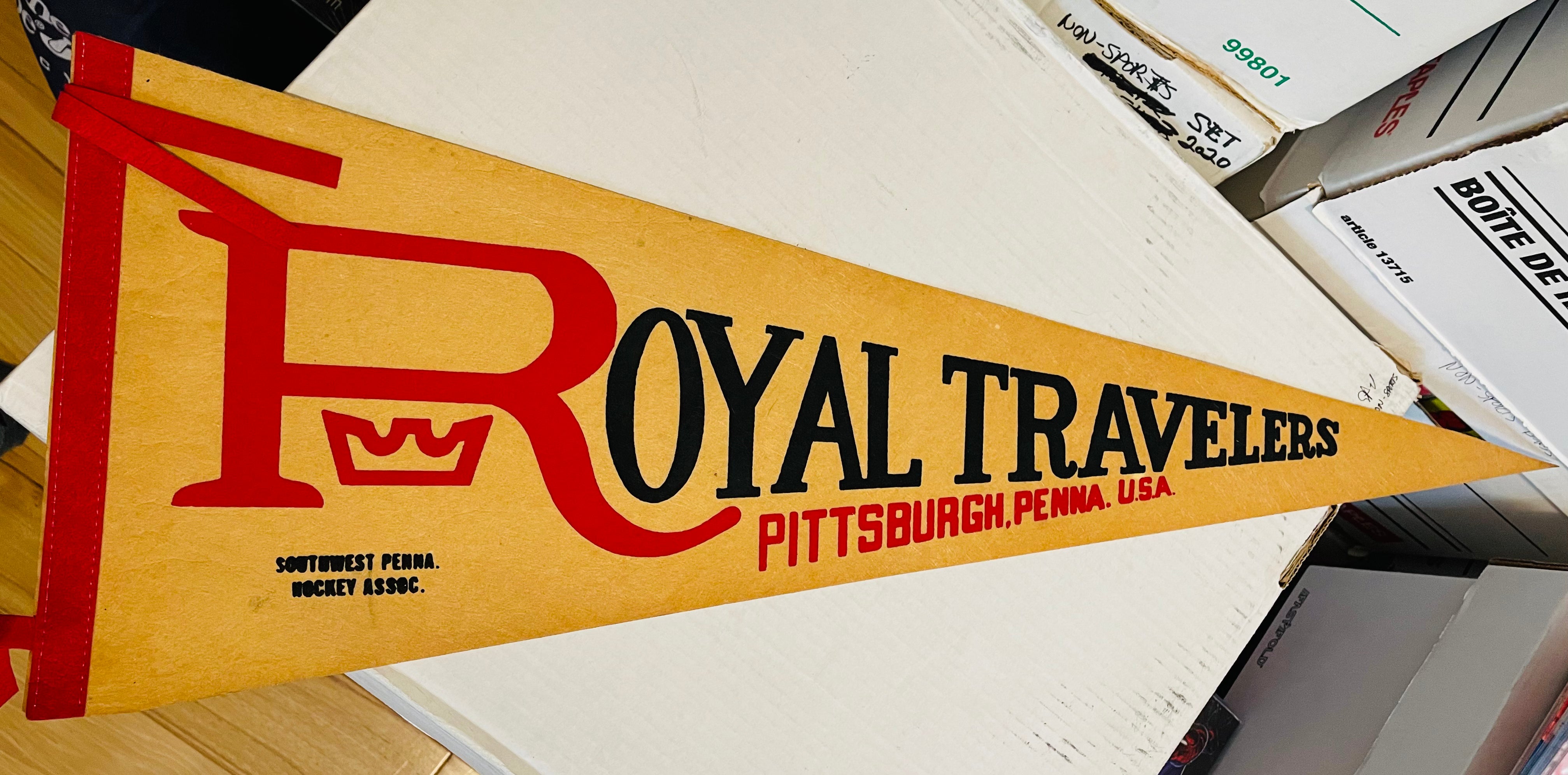 Royal Travellers rare hockey pennant