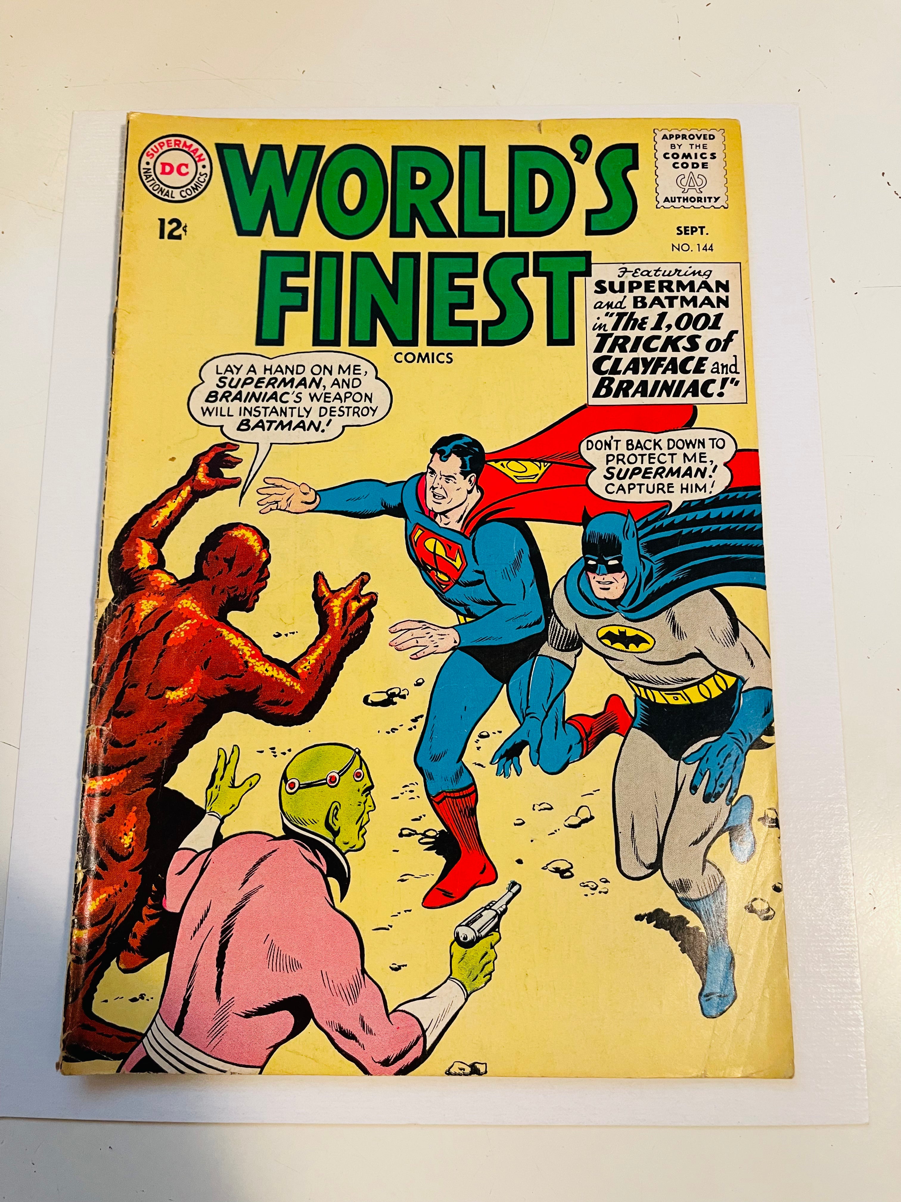 World’s Finest #144 vg condition comic book 1964