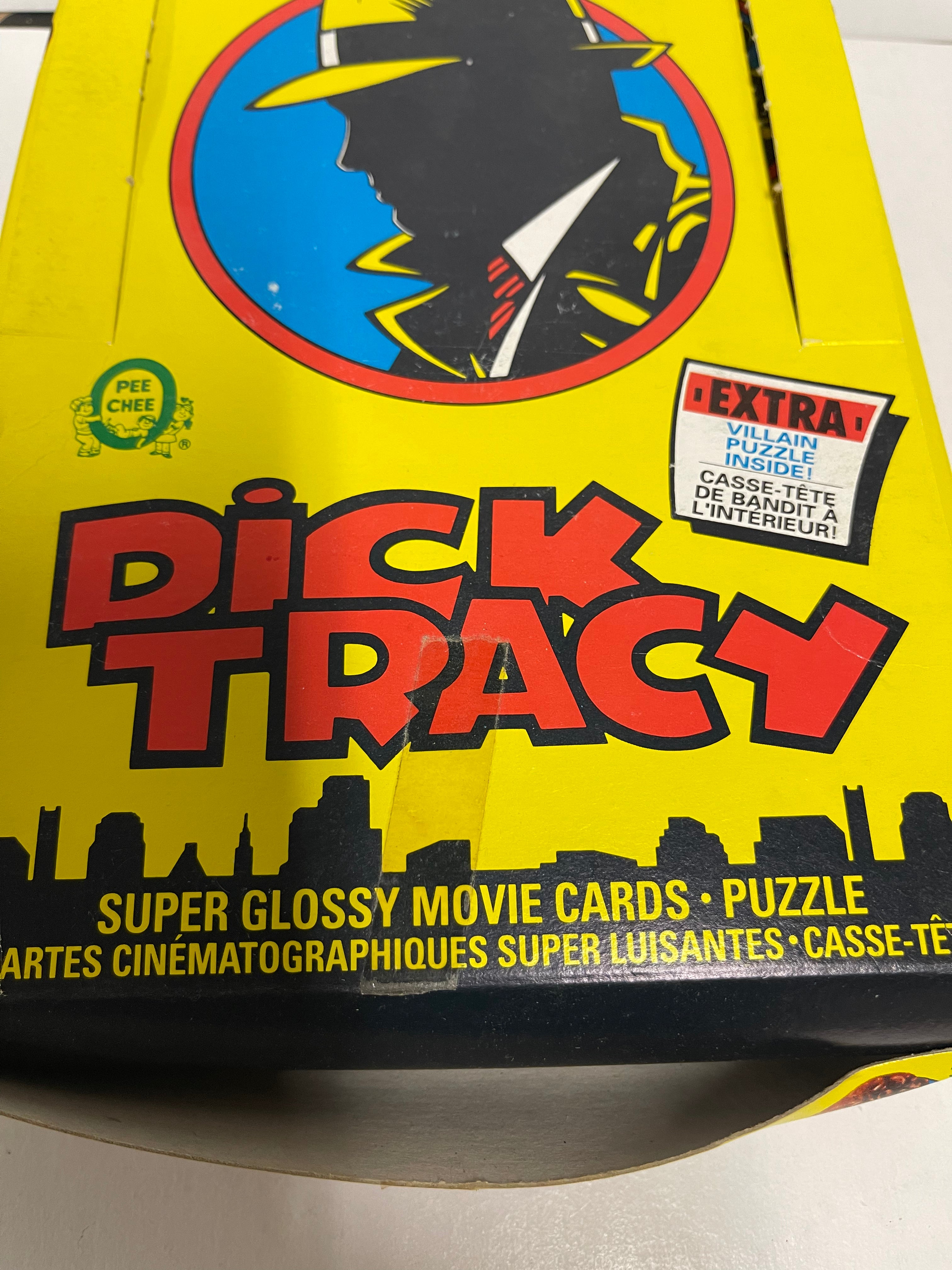 Dick Tracy movie rarer Canadian version opc cards box 1990