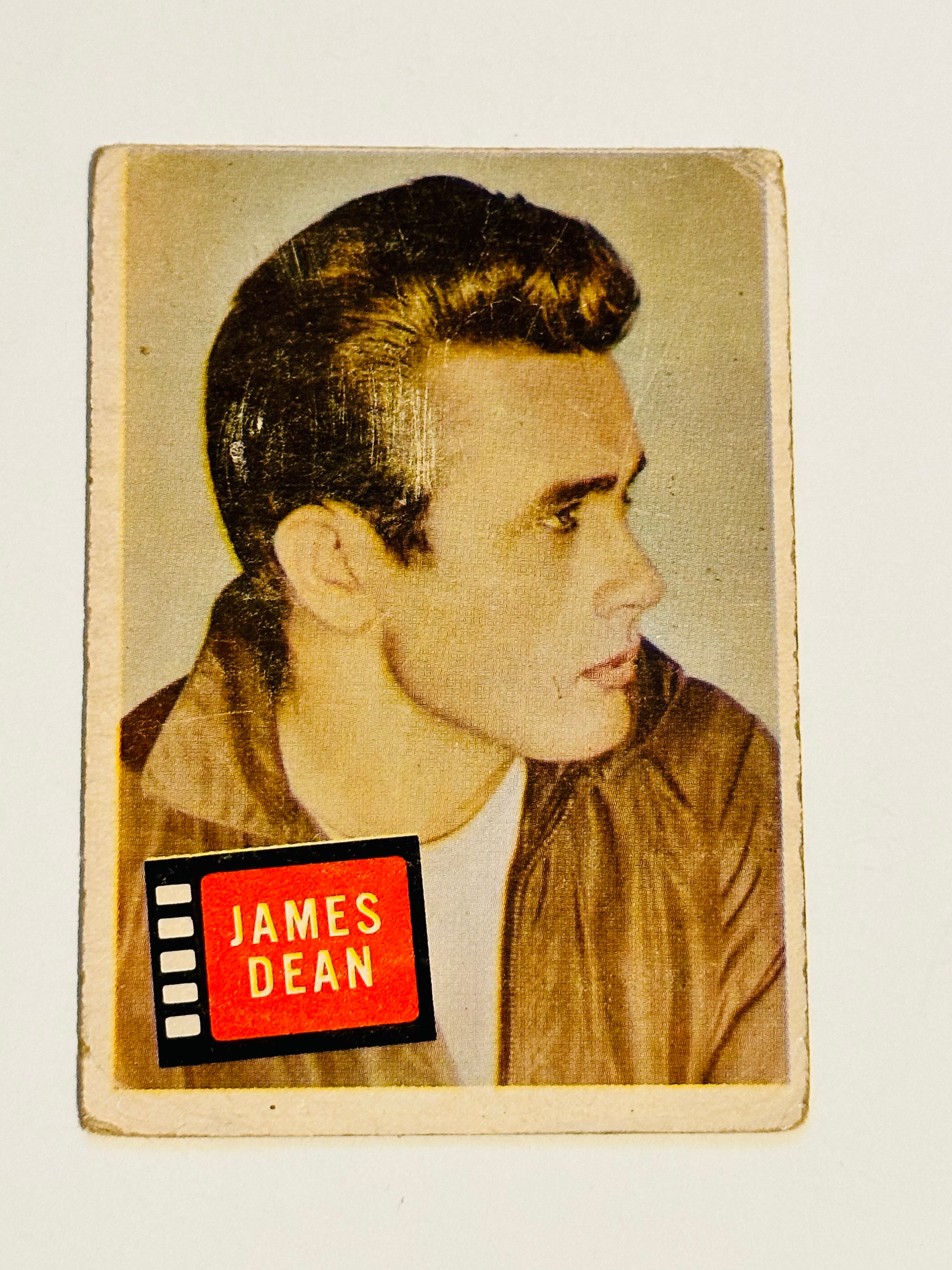 James Dean movie star Topps Hit Stars card 1957
