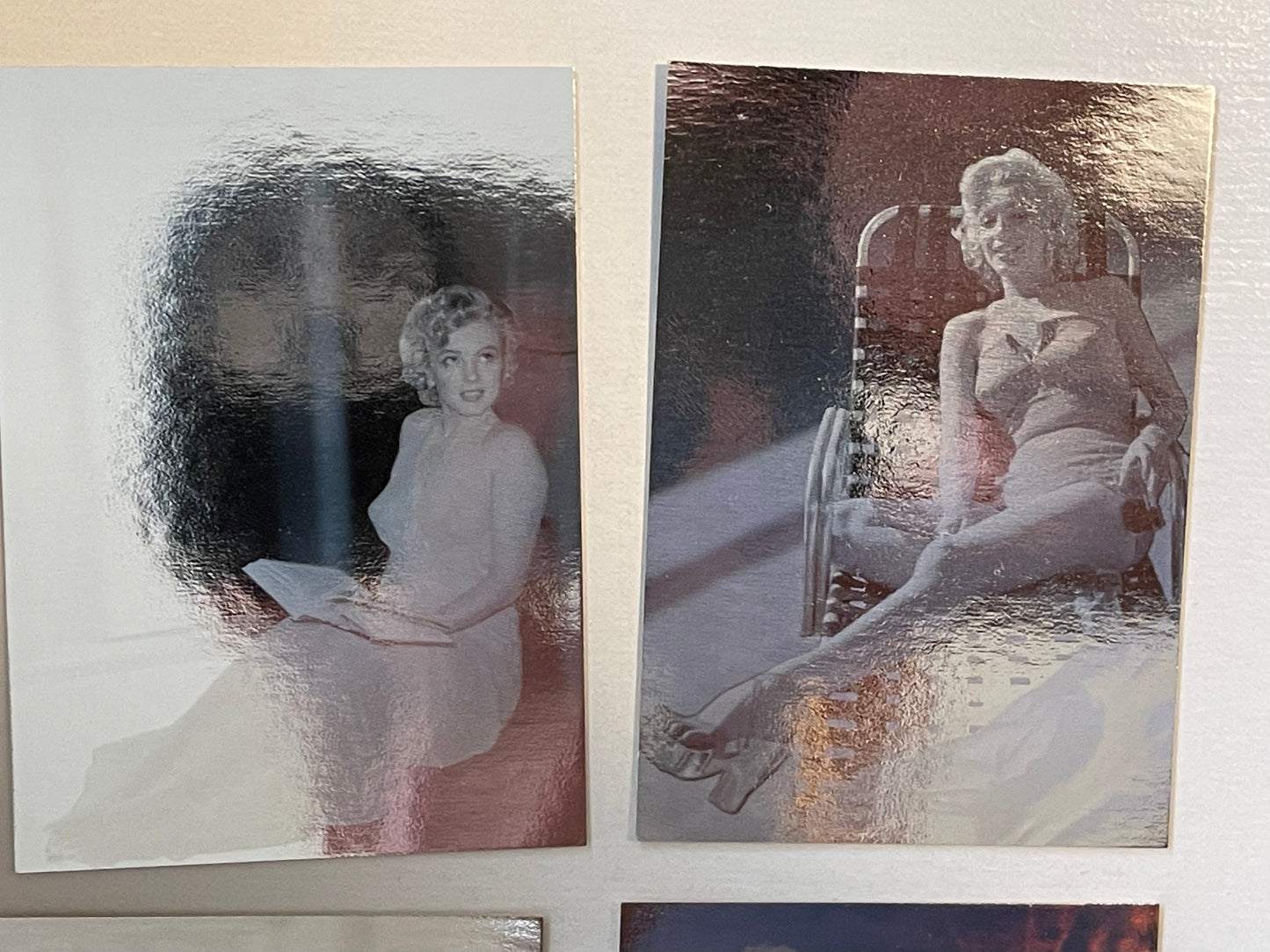 Marilyn Monroe numbered hologram cards set 1992