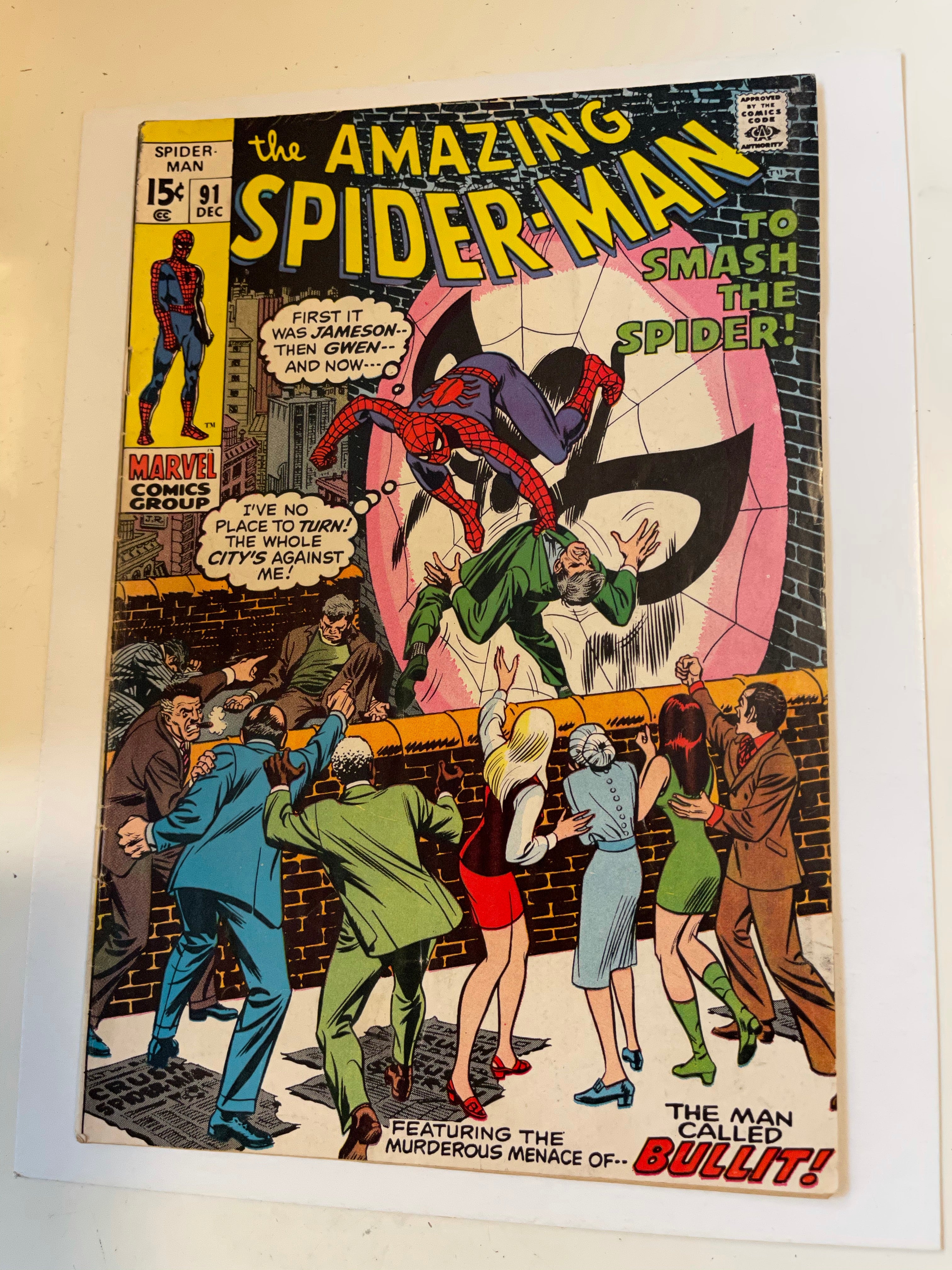 Amazing Spider-Man #91 fn/Vf comic book 1970