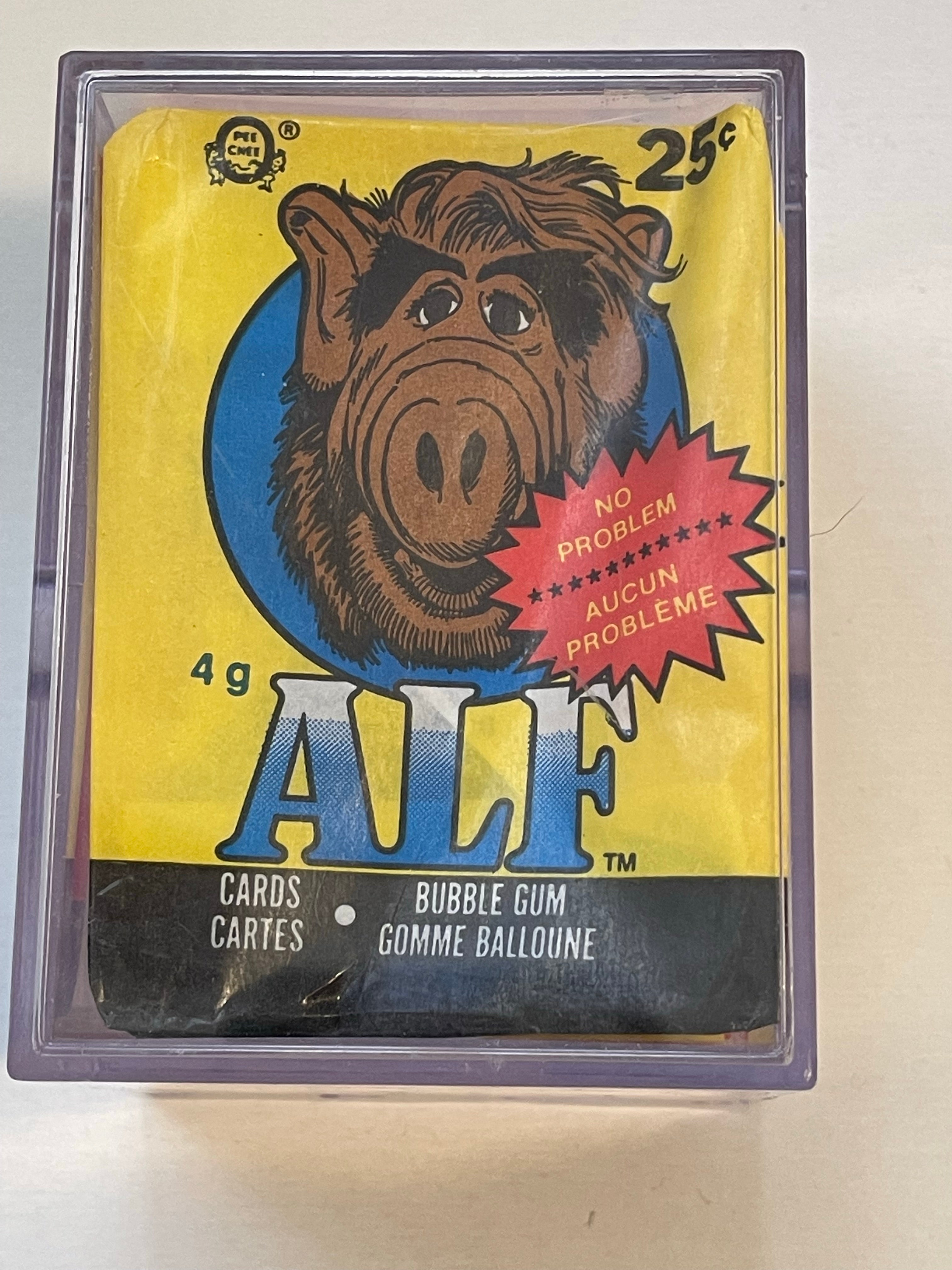 Alf TV show series 1 and 2 cards Opc Canadian version rare sets with wrappers1987