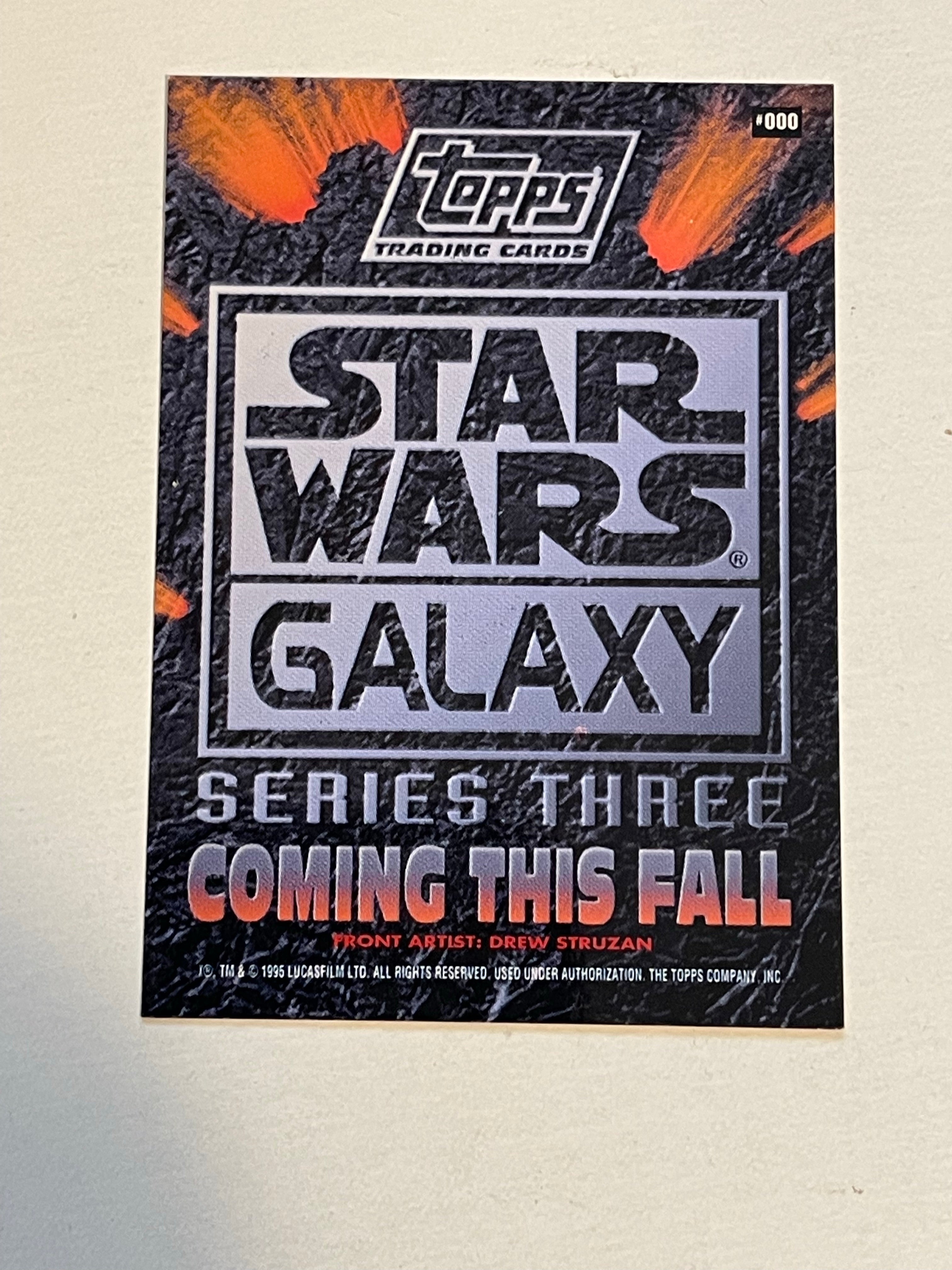 Star Wars Galaxy rare #000 promo card