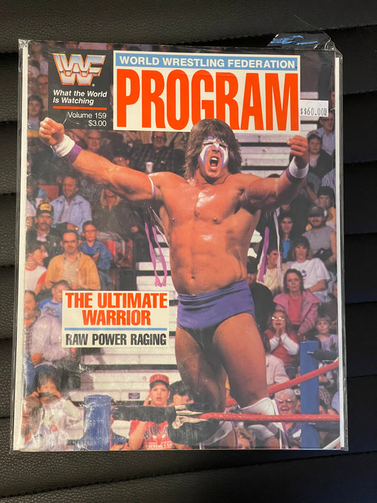 WF vintage wrestling program 1990s