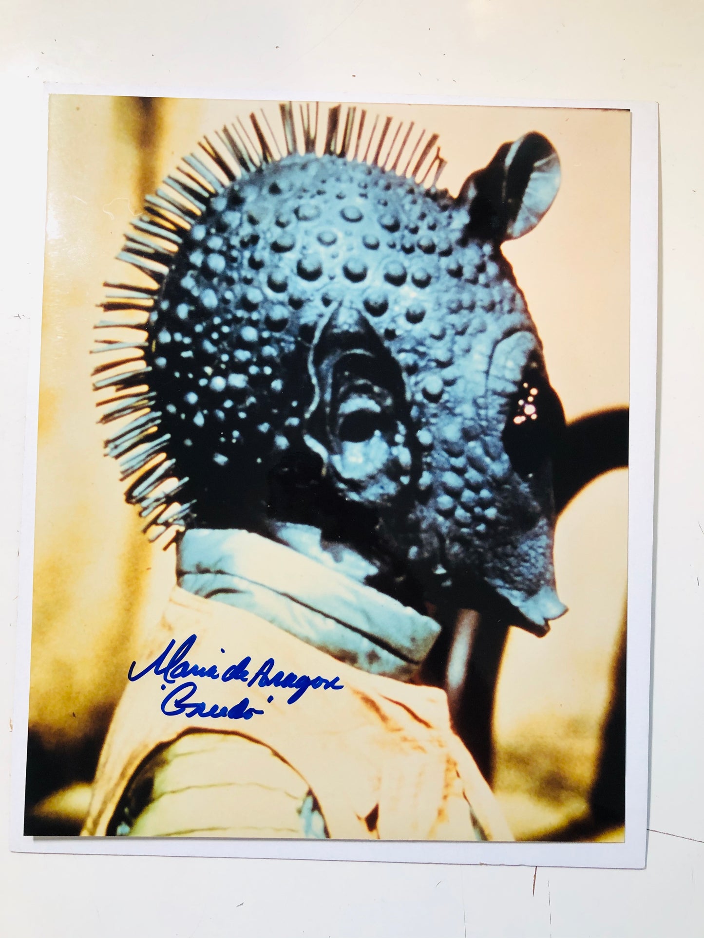 Star Wars Greedo ( Maria D’ Aragon) Rare Signed Photo with COA