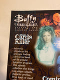 Buffy the Vampire Slayer TV show rare series 1 cards ad sheet 1998