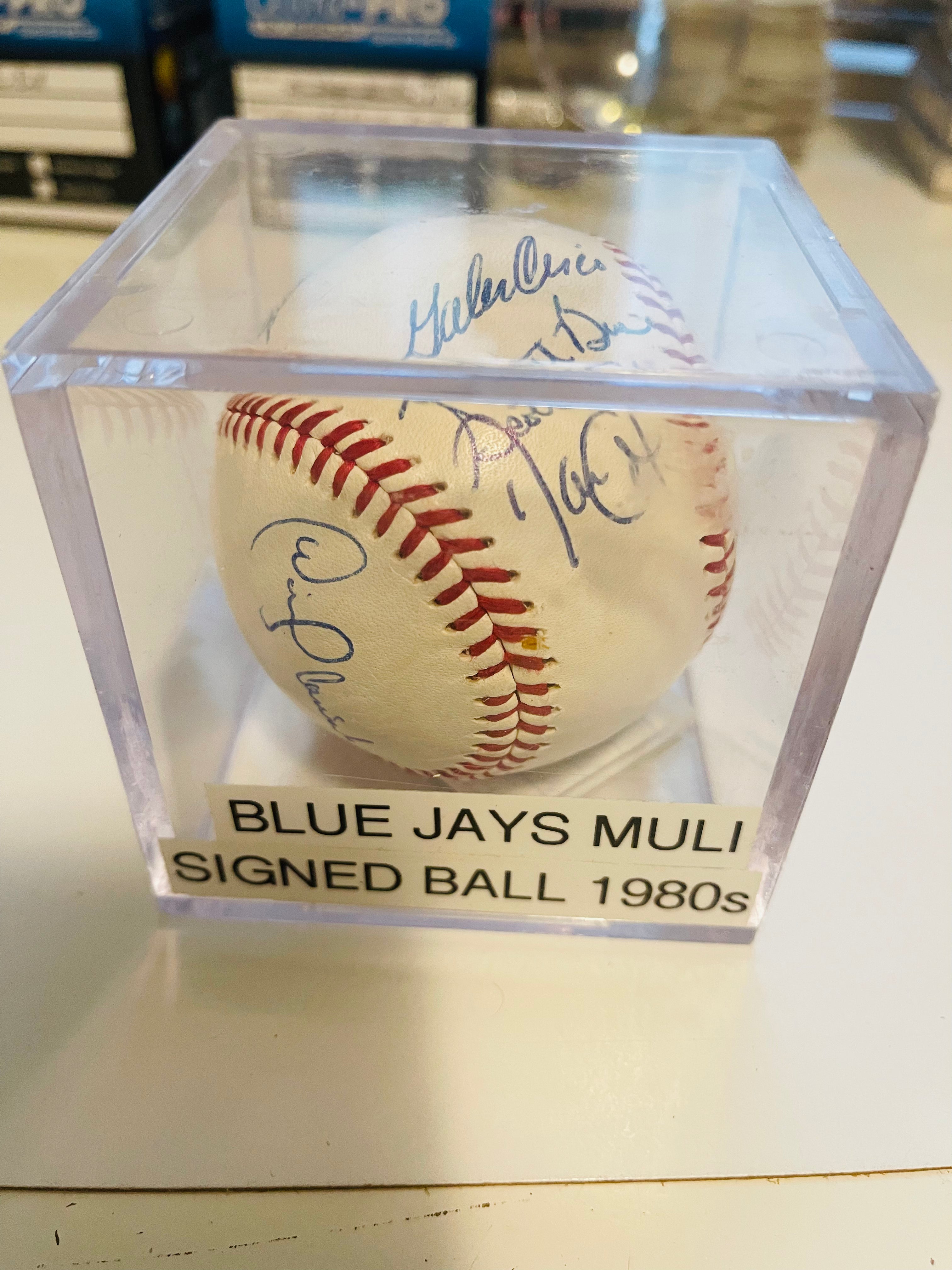 Toronto Blue Jays multi autograph baseball with COA