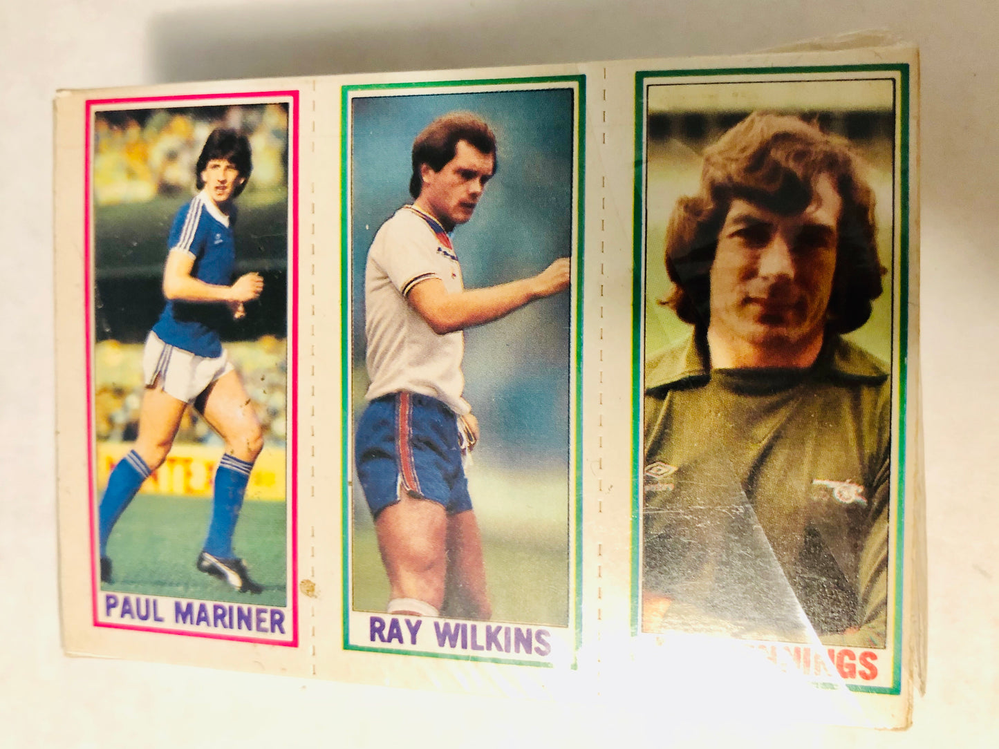 Soccer Footballer rare vintage cards set 1980s