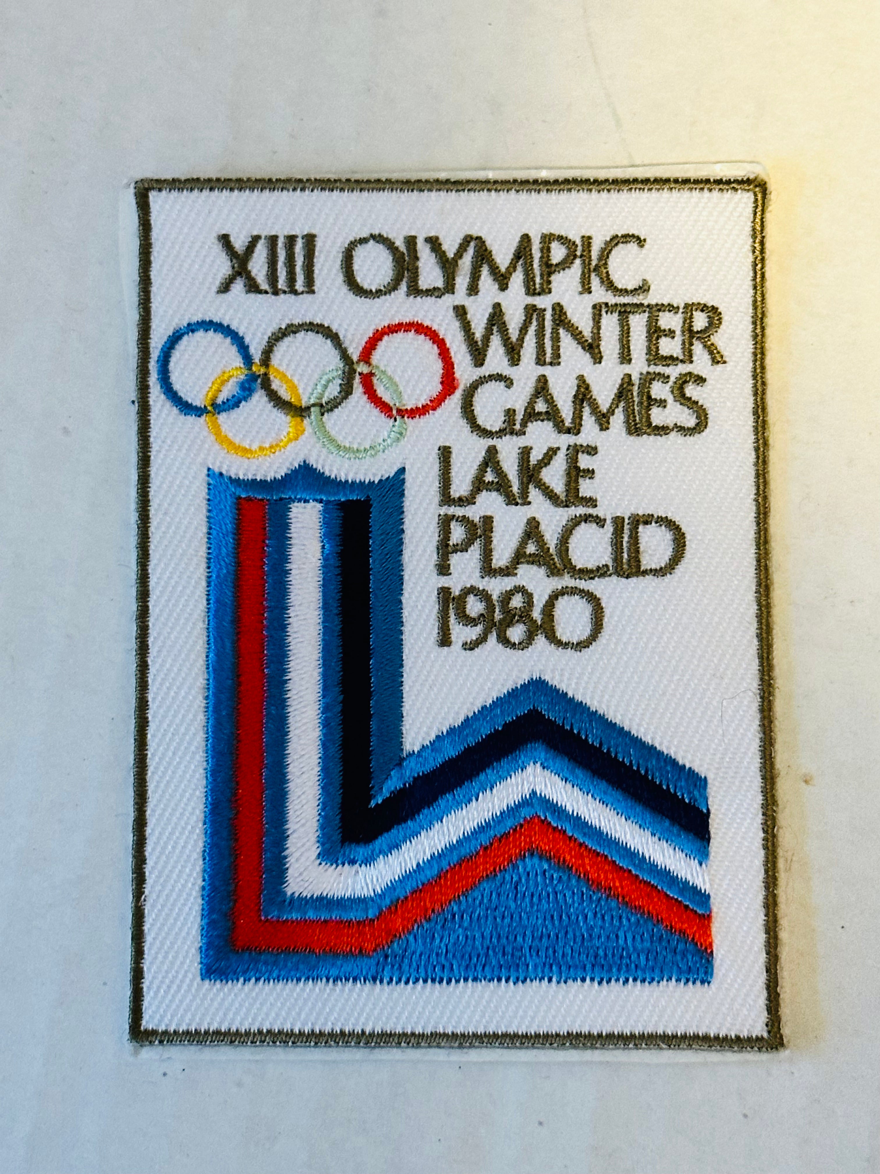 Olympic winter games vintage patch 1980