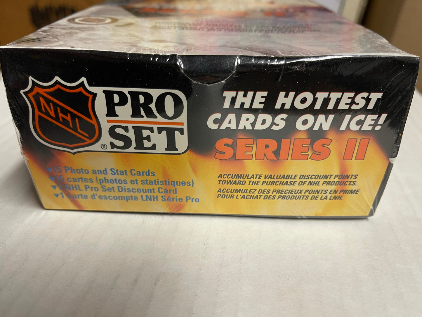 Proset hockey series 2 cards 36 packs factory sealed box 1990