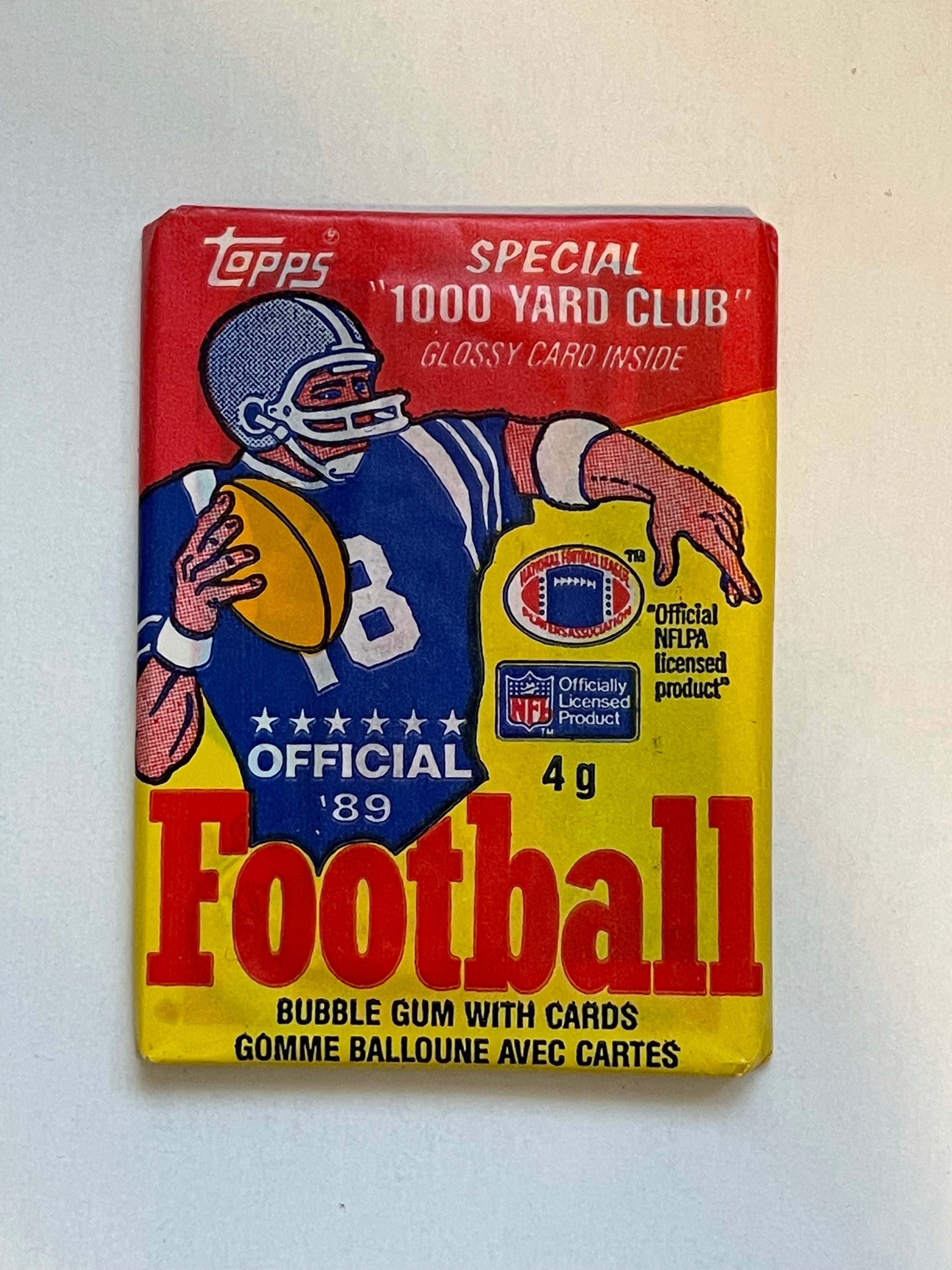 1989 O-pee-Chee rarer Canadian version football cards pack