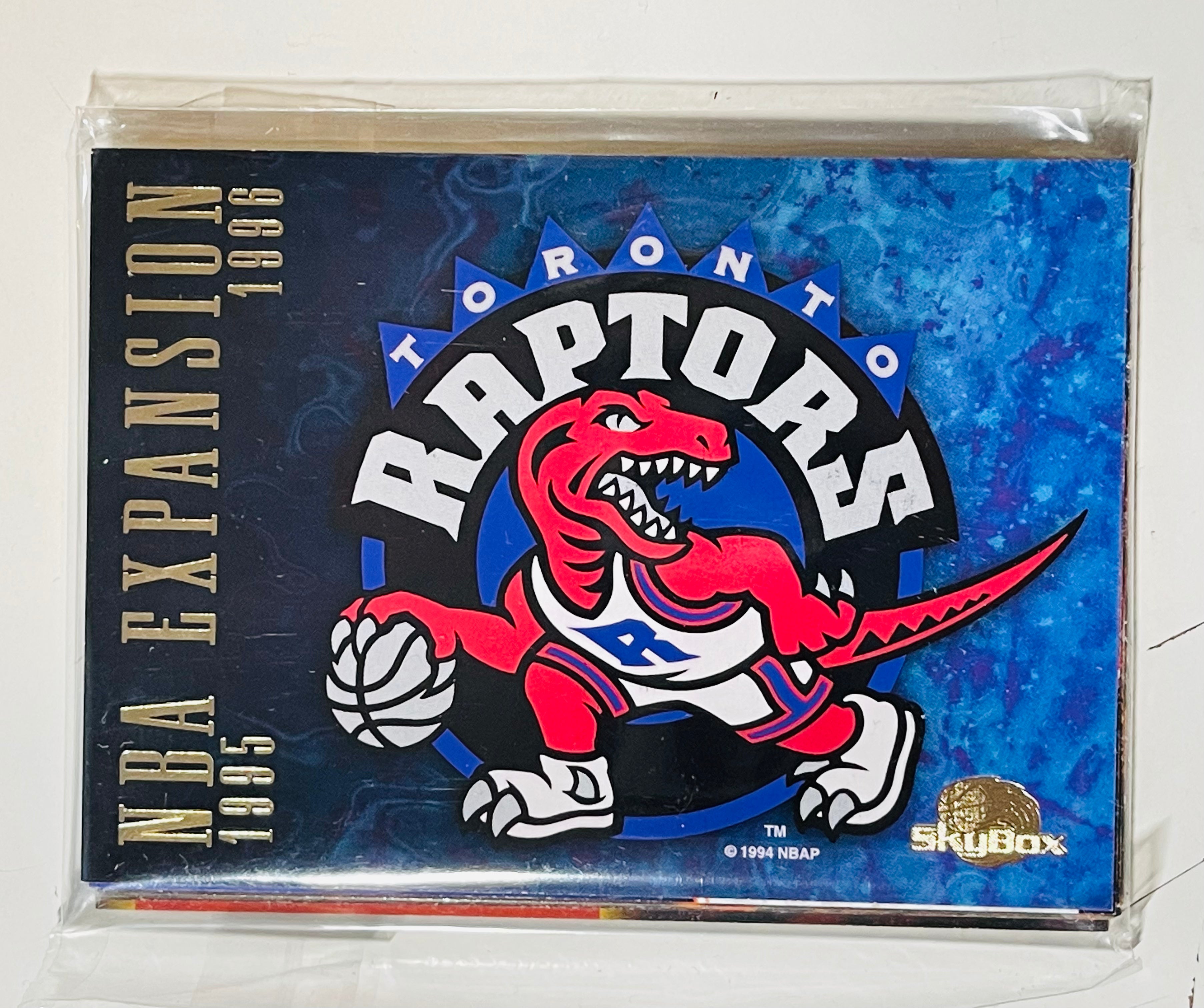 Toronto Raptors basketball first year cards team set 1995