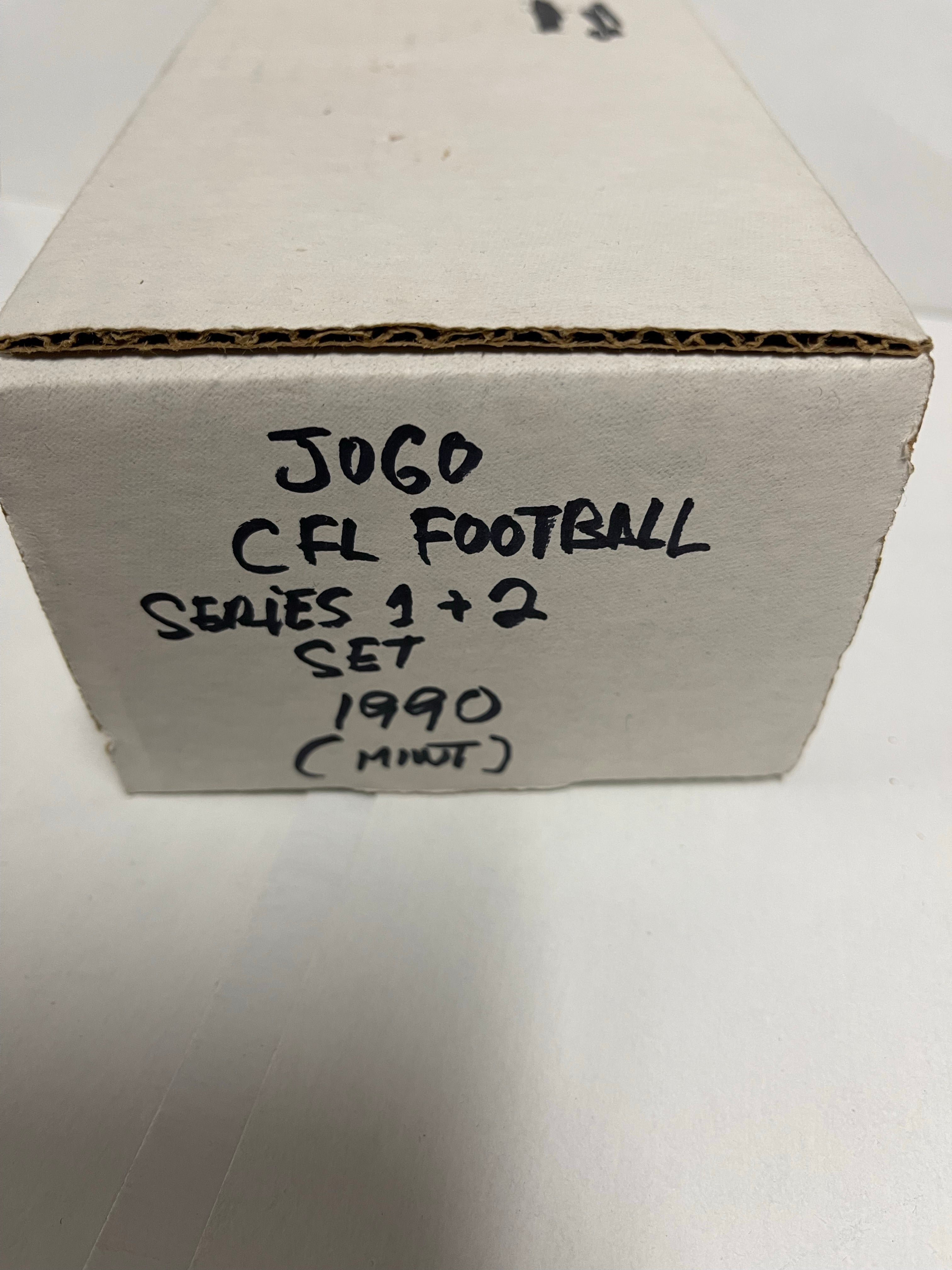 CFL Jogo football series 1 and 2 high grade cards set 1990