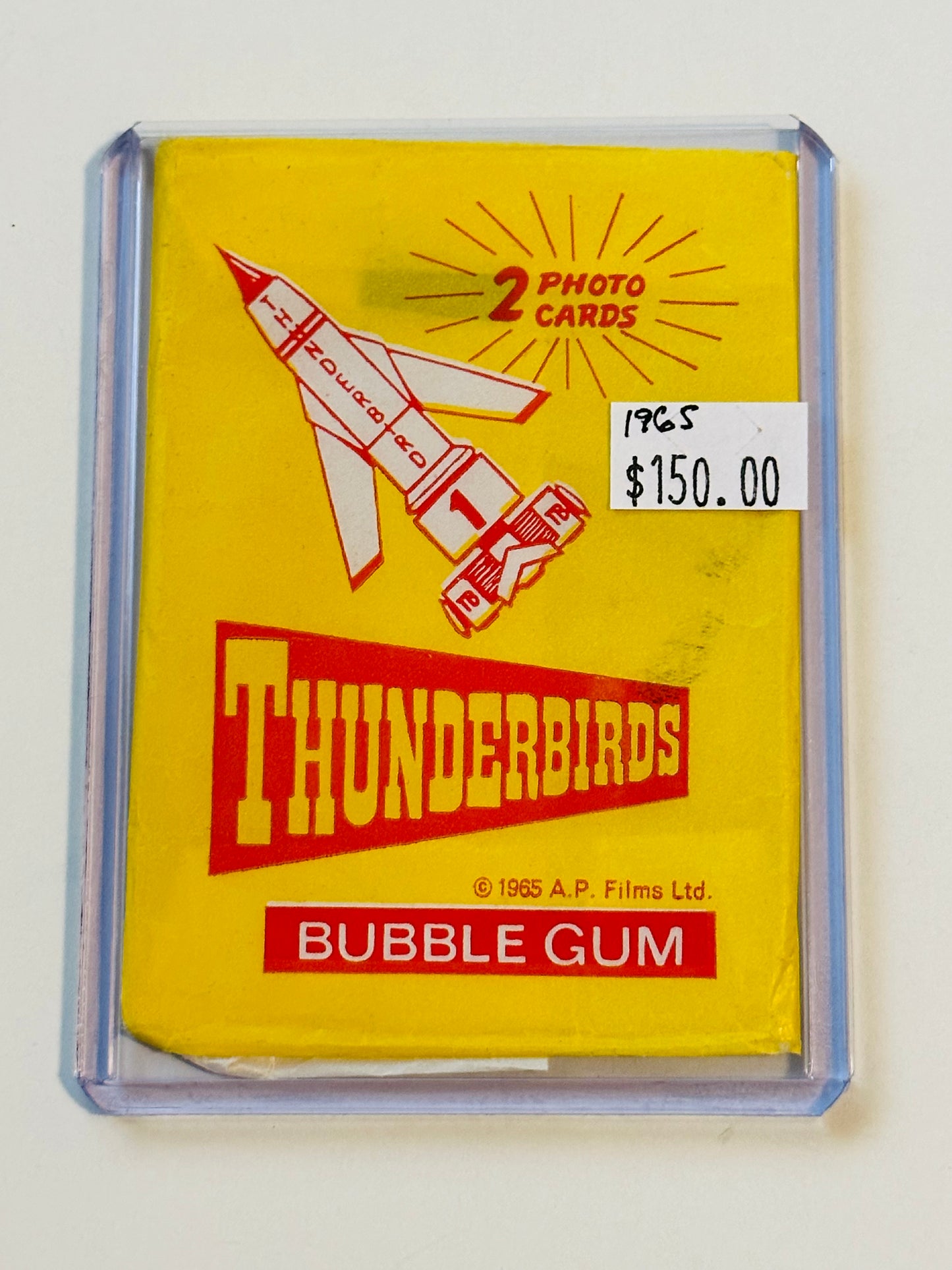 Thunderbirds TV show rare wrapper 1965