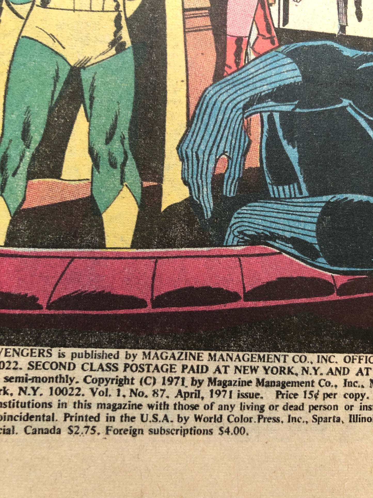 Avengers #87 Black Panther origin comic book 1971