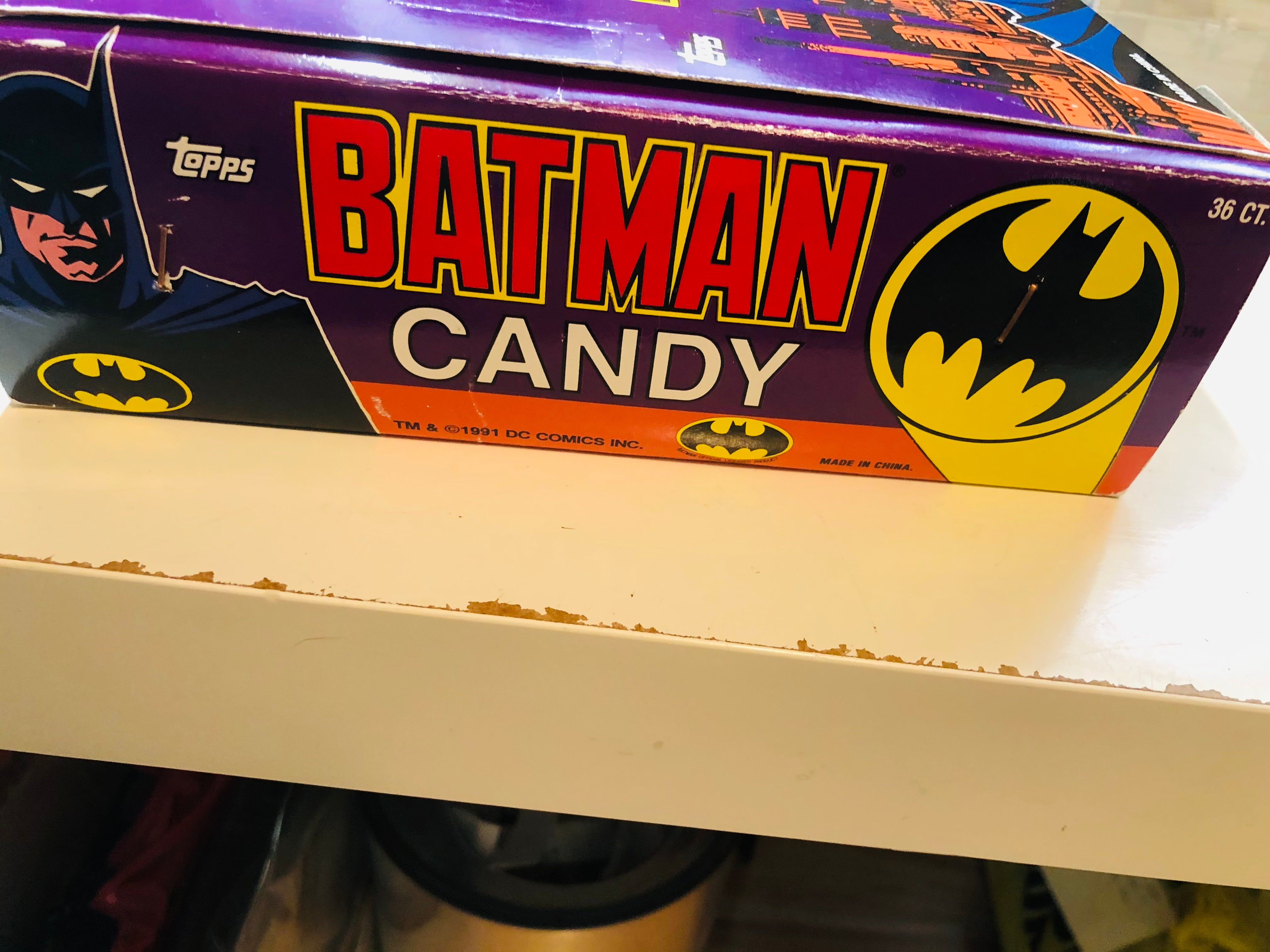 Batman candy heads rare 36 heads box 1991