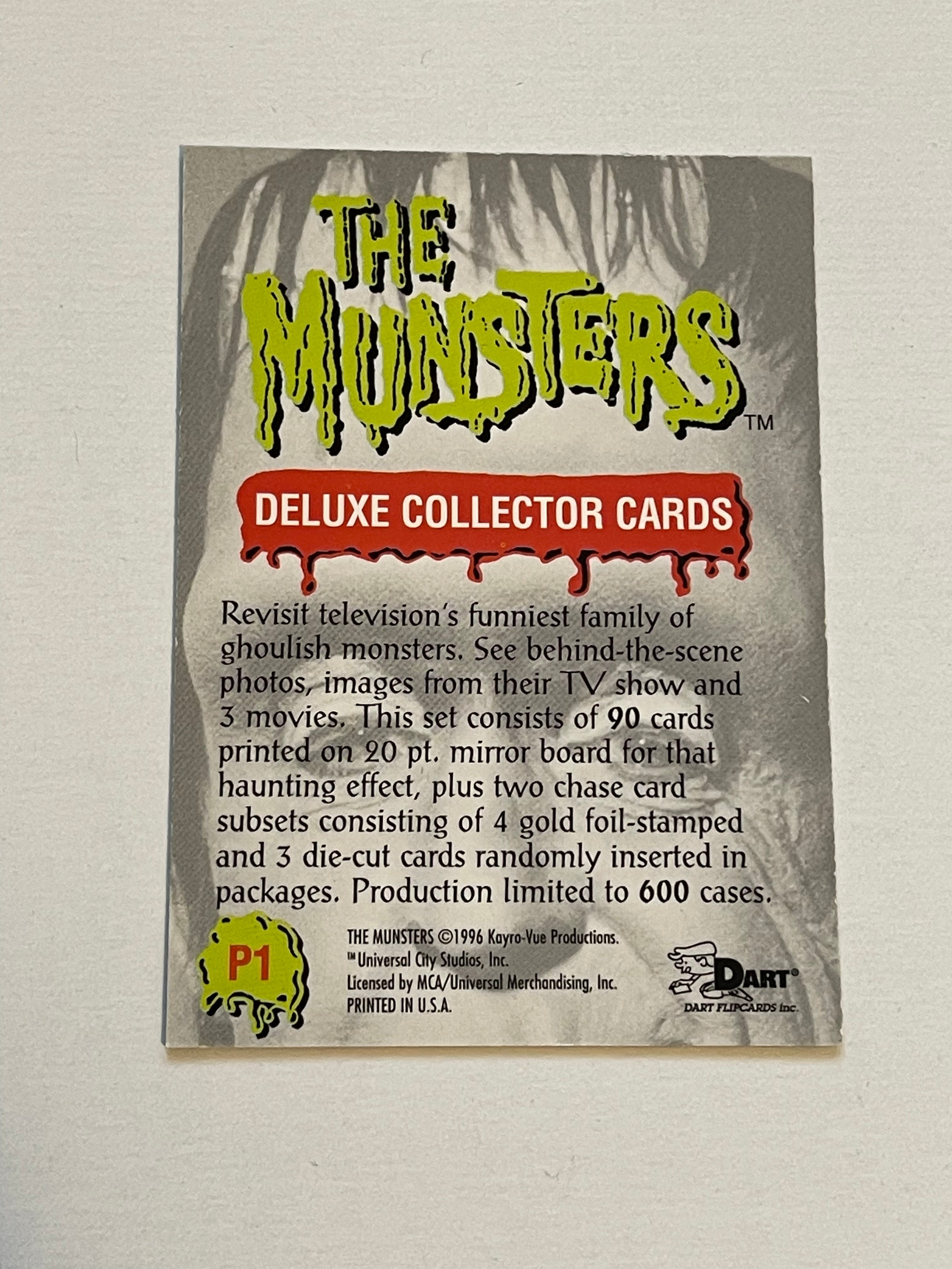 The Munsters TV show rare foil promo card 1996