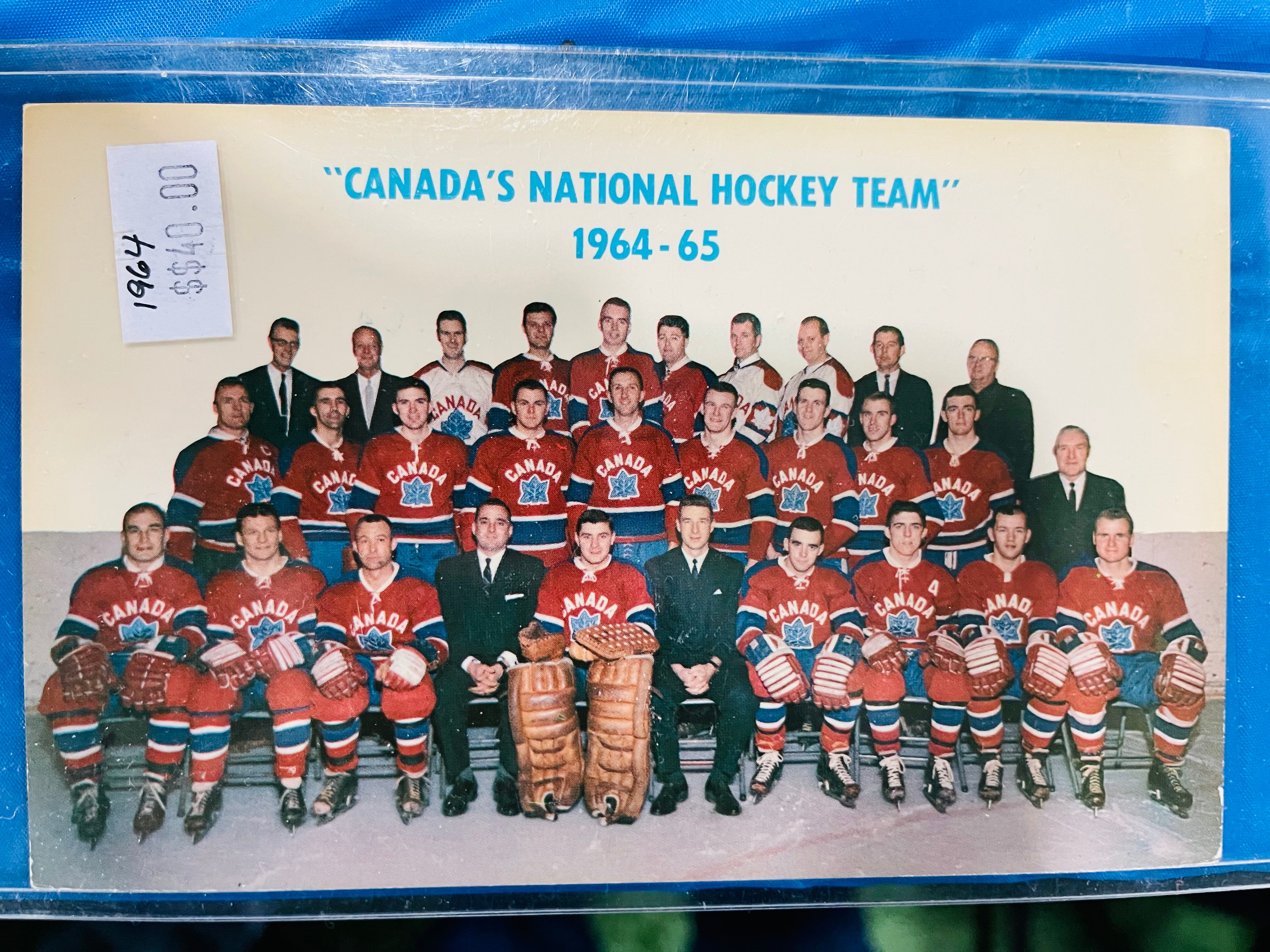 Montreal Canadiens vintage postcard 1964