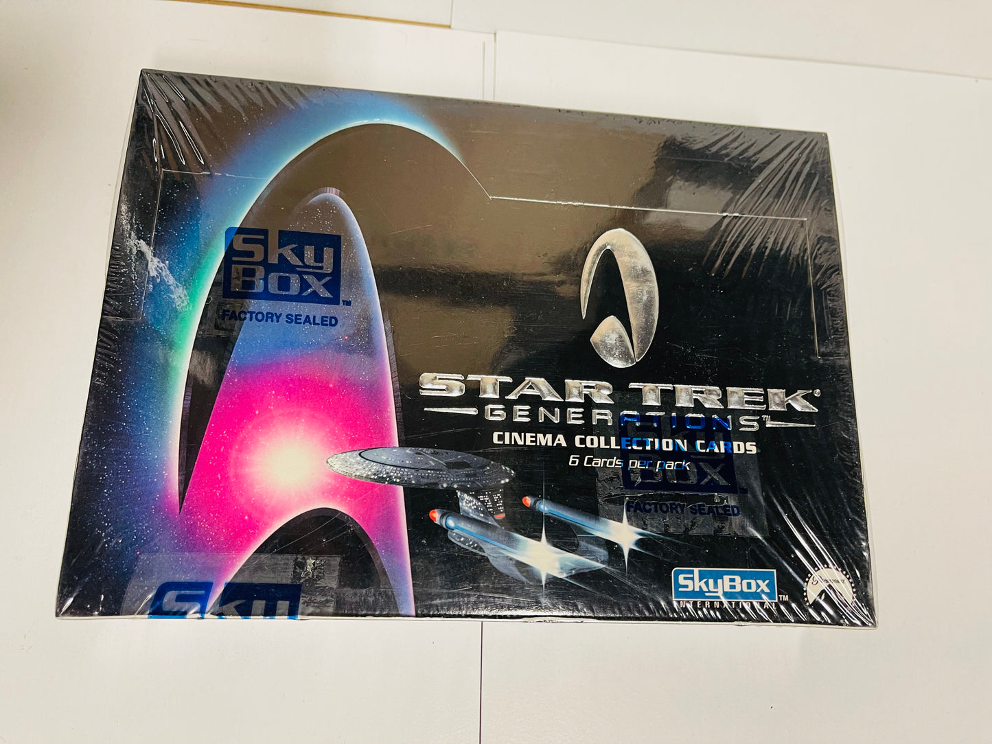 Star Trek Generations movie cards factory sealed box 1994