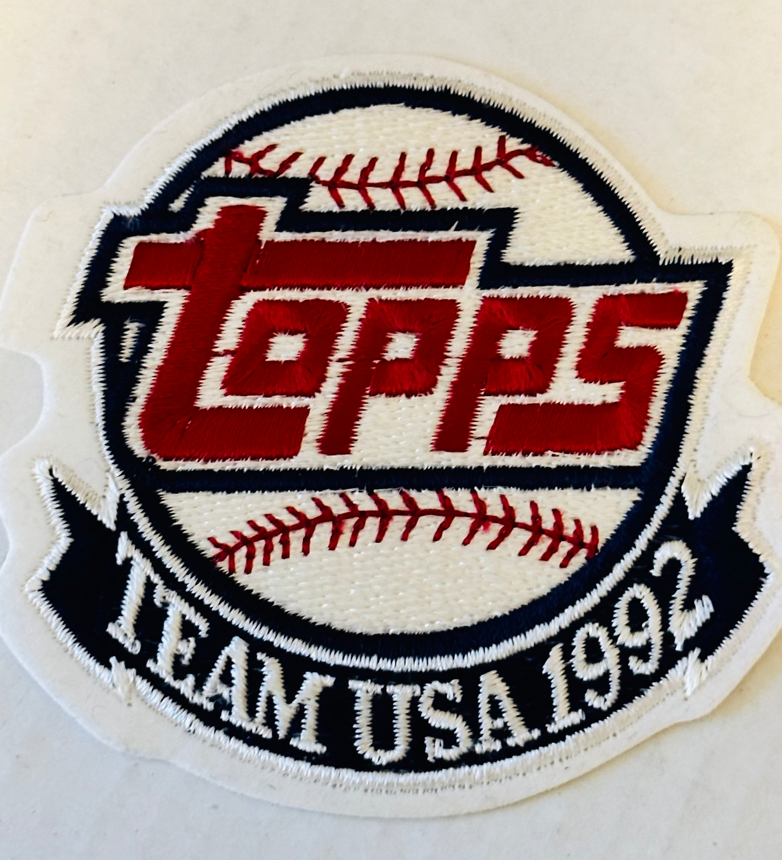 Topps Team USA vintage baseball patch