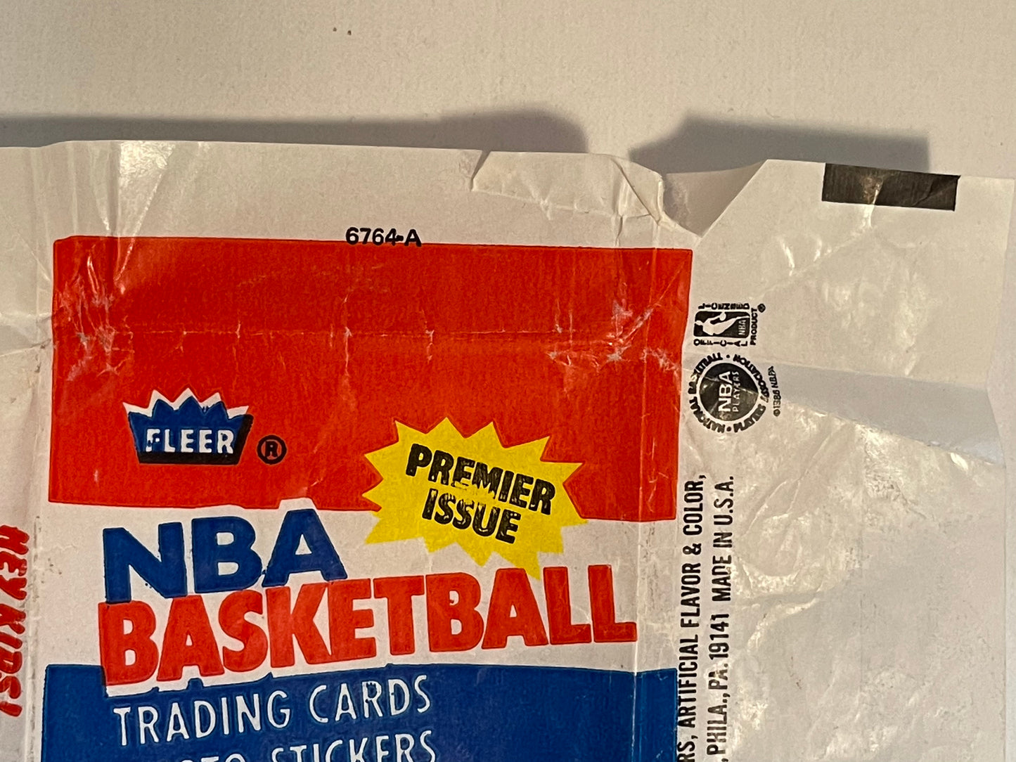 1986 Fleer Basketball rare vintage wrapper