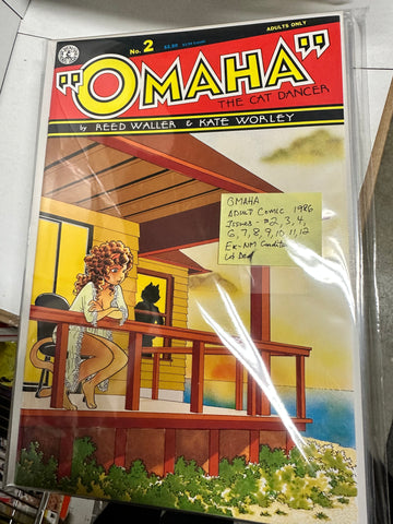 Omaha The Cat Dancer adult comics 10 comics lot deal 1986