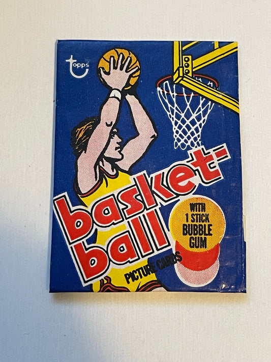 1977 Topps basketball wrapper